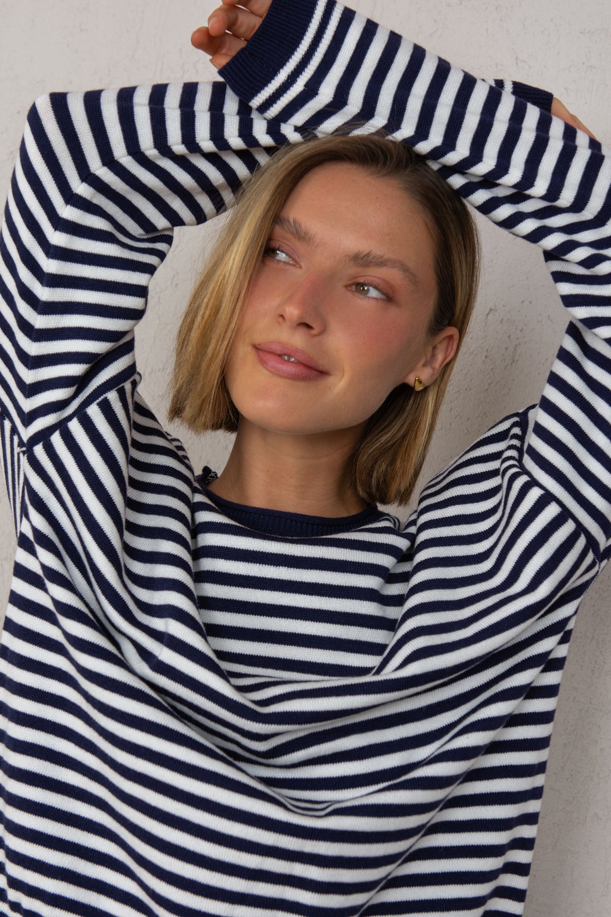 JERSEY GRETA // RAYAS NAVY