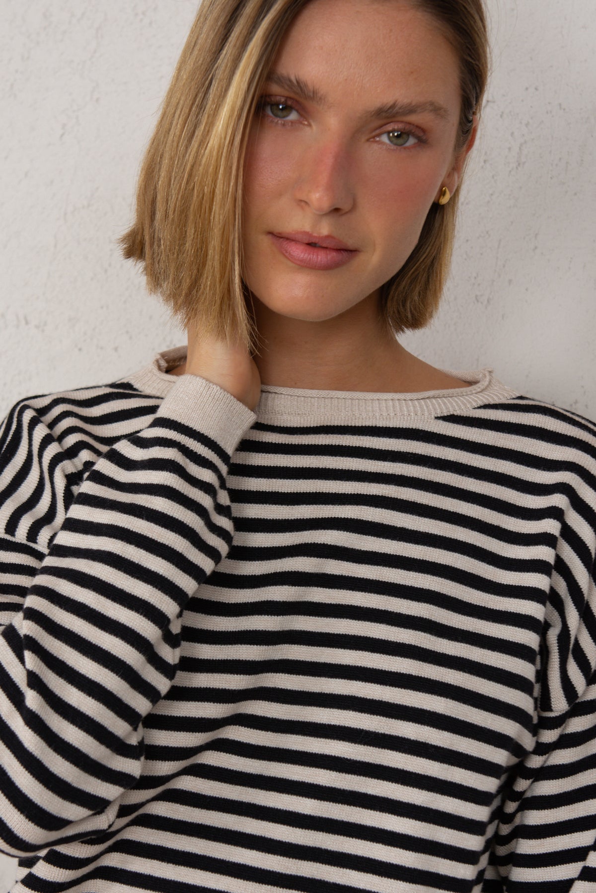 JERSEY GRETA // RAYAS NEGRO