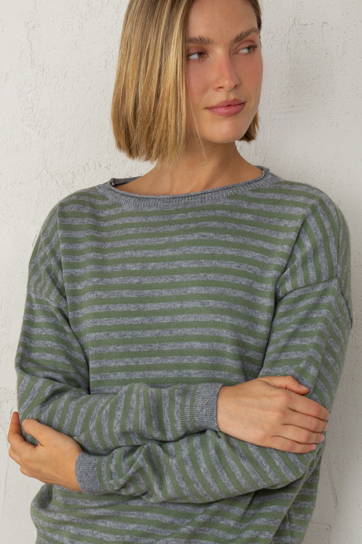 JERSEY GRETA // RAYAS VERDE