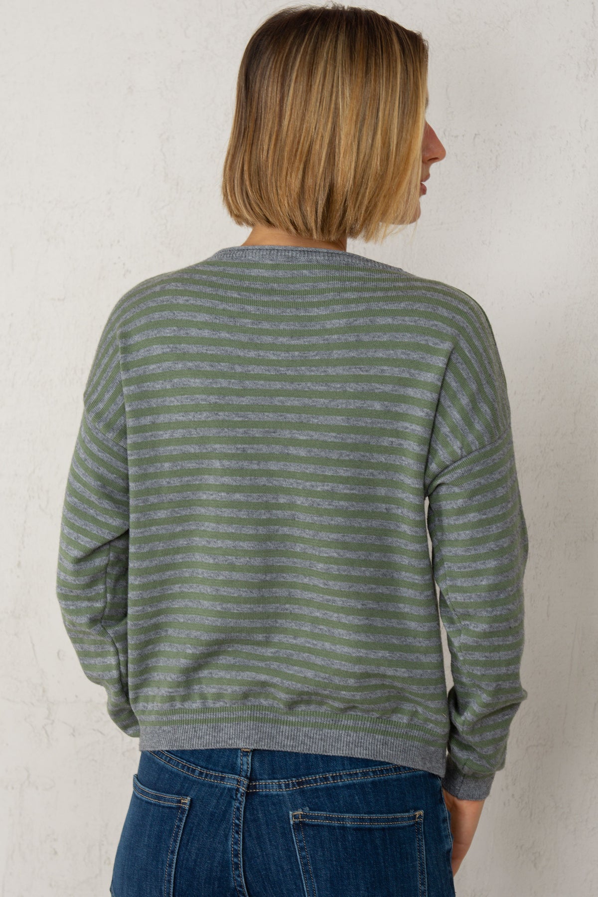 JERSEY GRETA // RAYAS VERDE