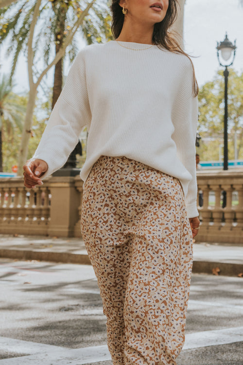 CARLA SKIRT // OCHRE FLOWERS image 1