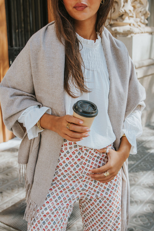 FOULARD CASHMERE // TAUPE image 1