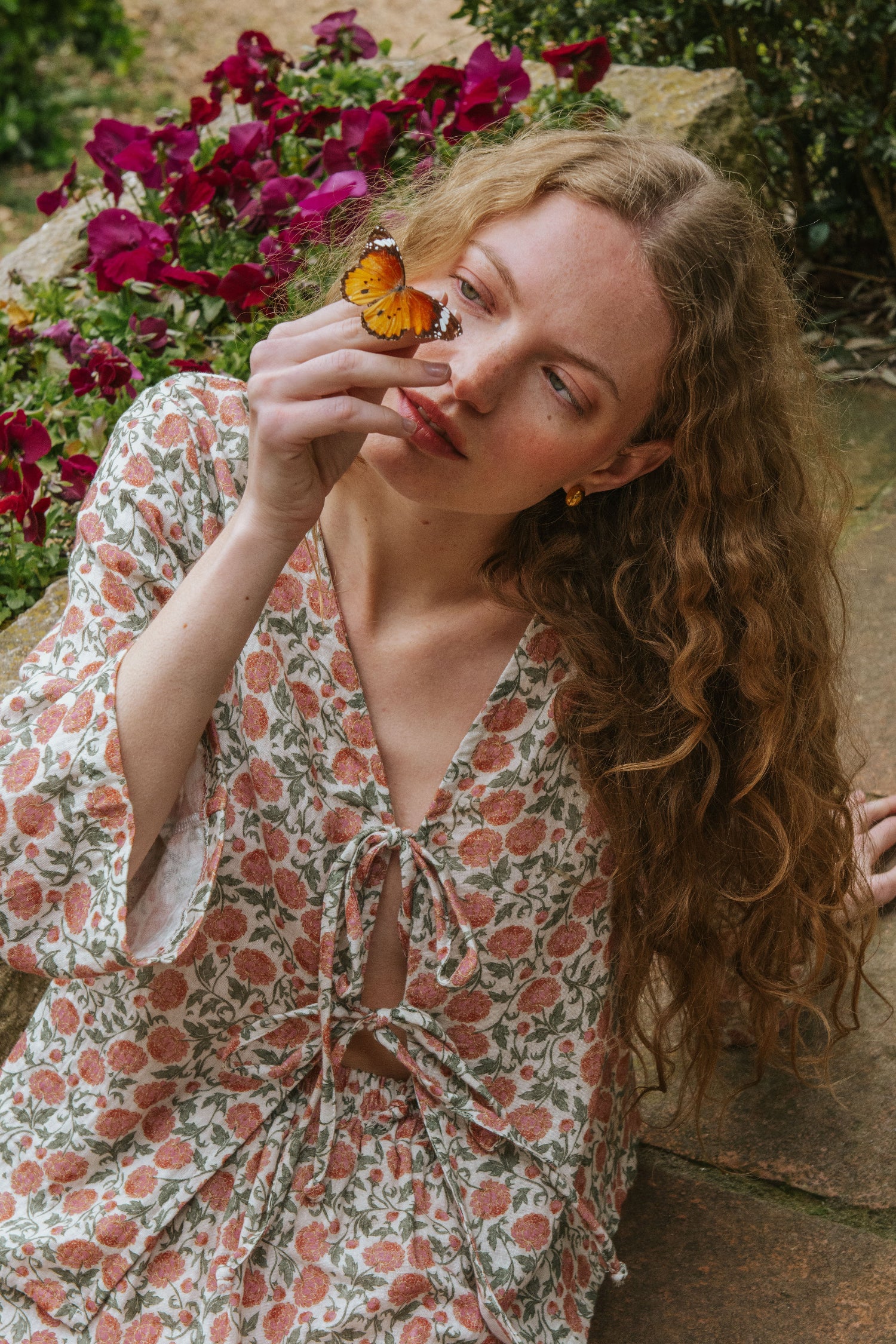 ELENA SHIRT // VINTAGE FLOWERS