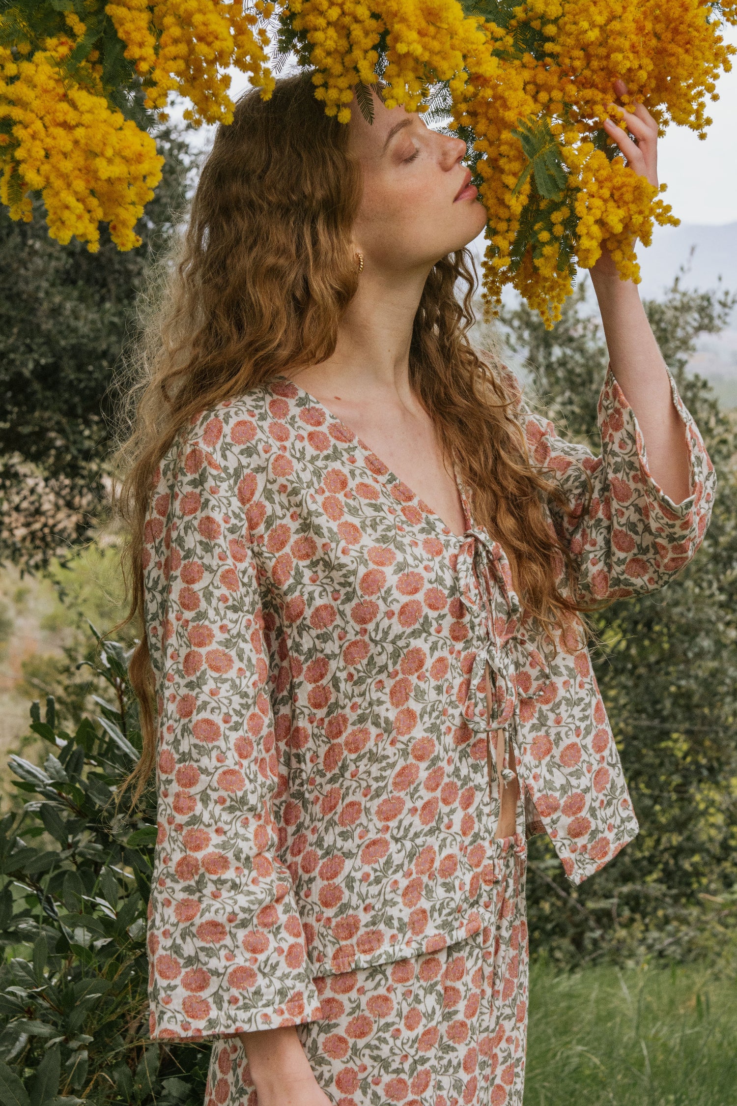 CAMISA ELENA // FLORES VINTAGE