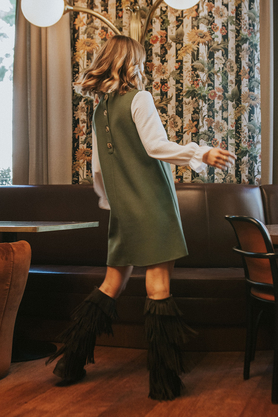 VESTIDO GALA // VERDE OSCURO