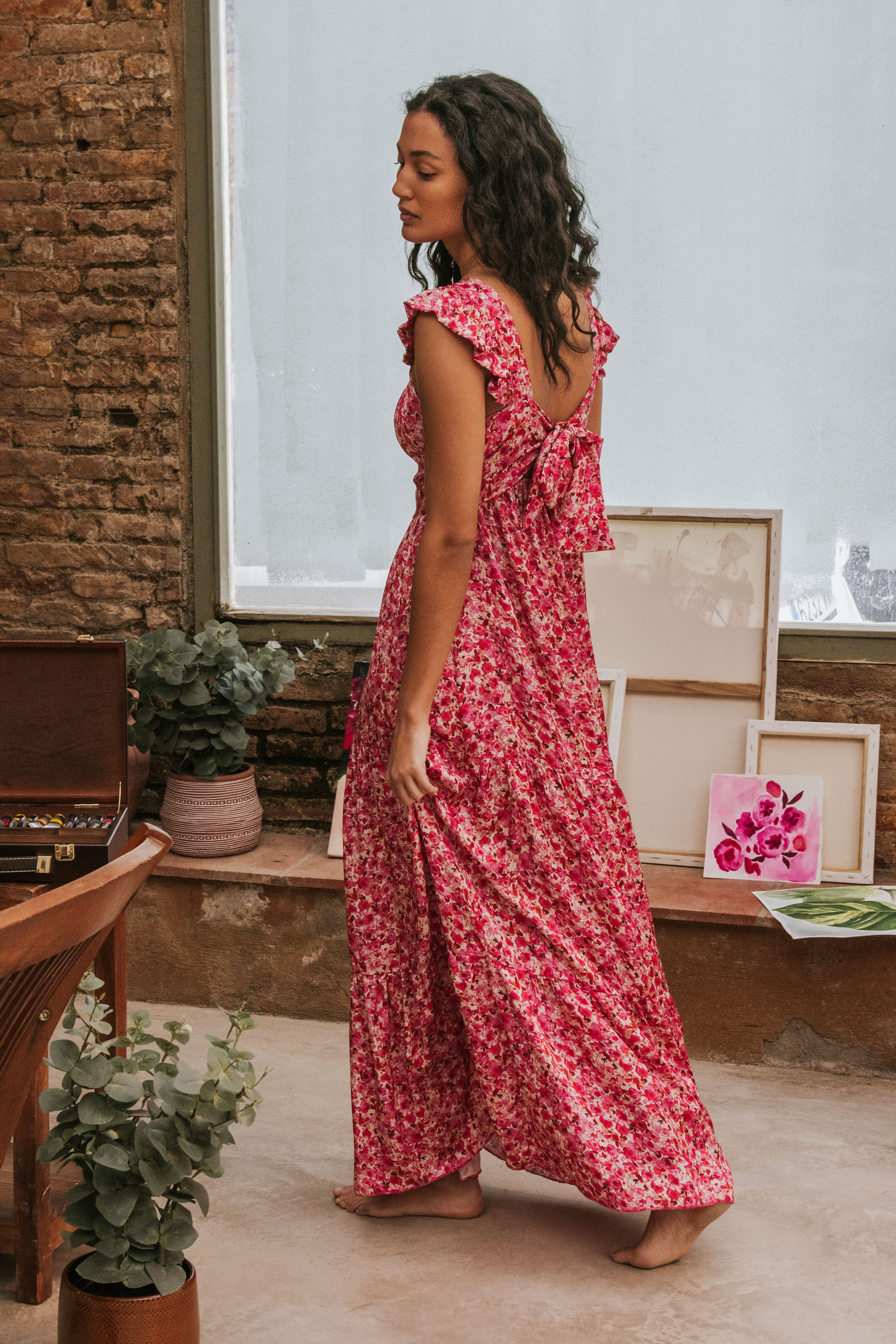 VESTIDO LUCÍA // AMAPOLA ROSA