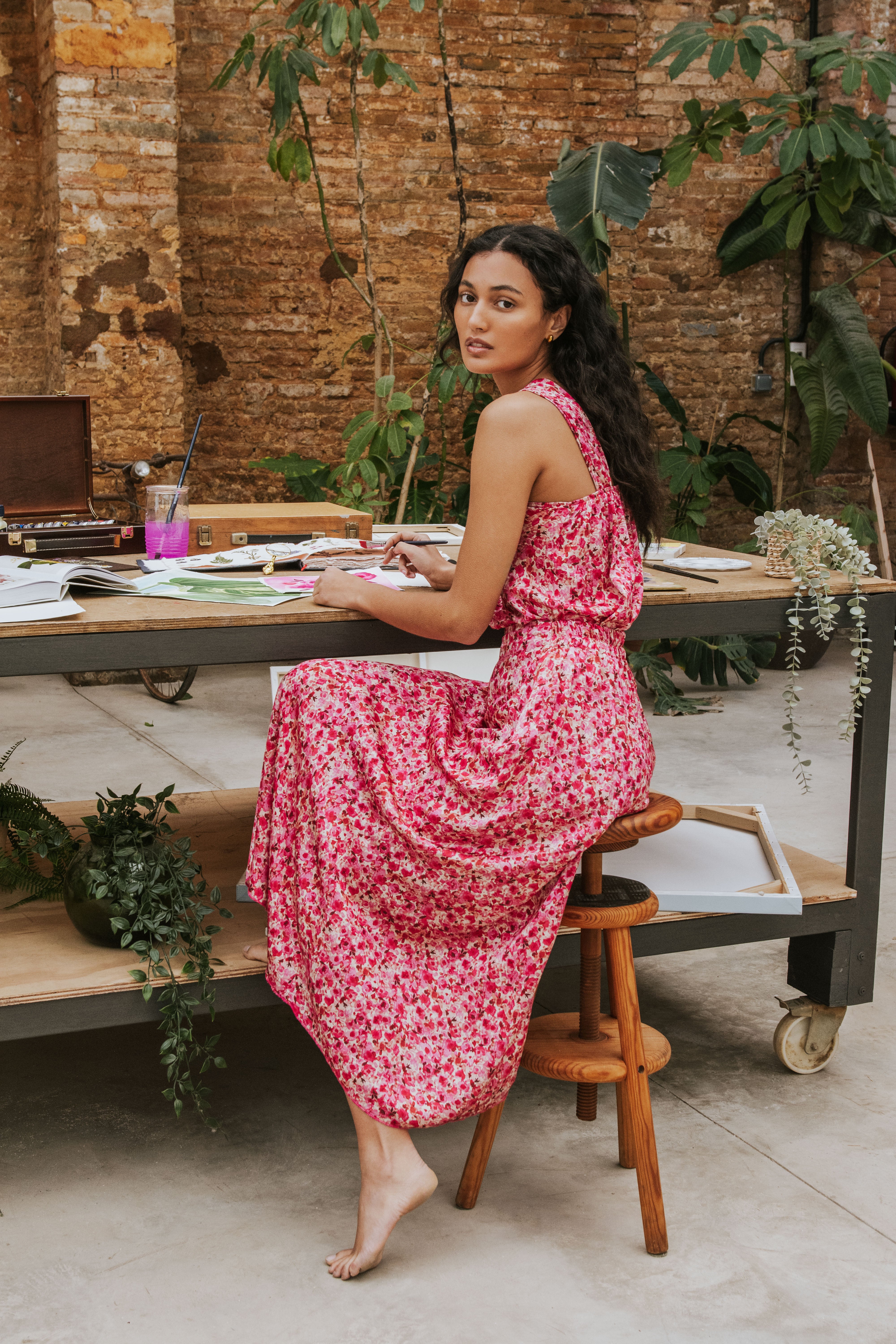 FALDA CARLA // AMAPOLA ROSA