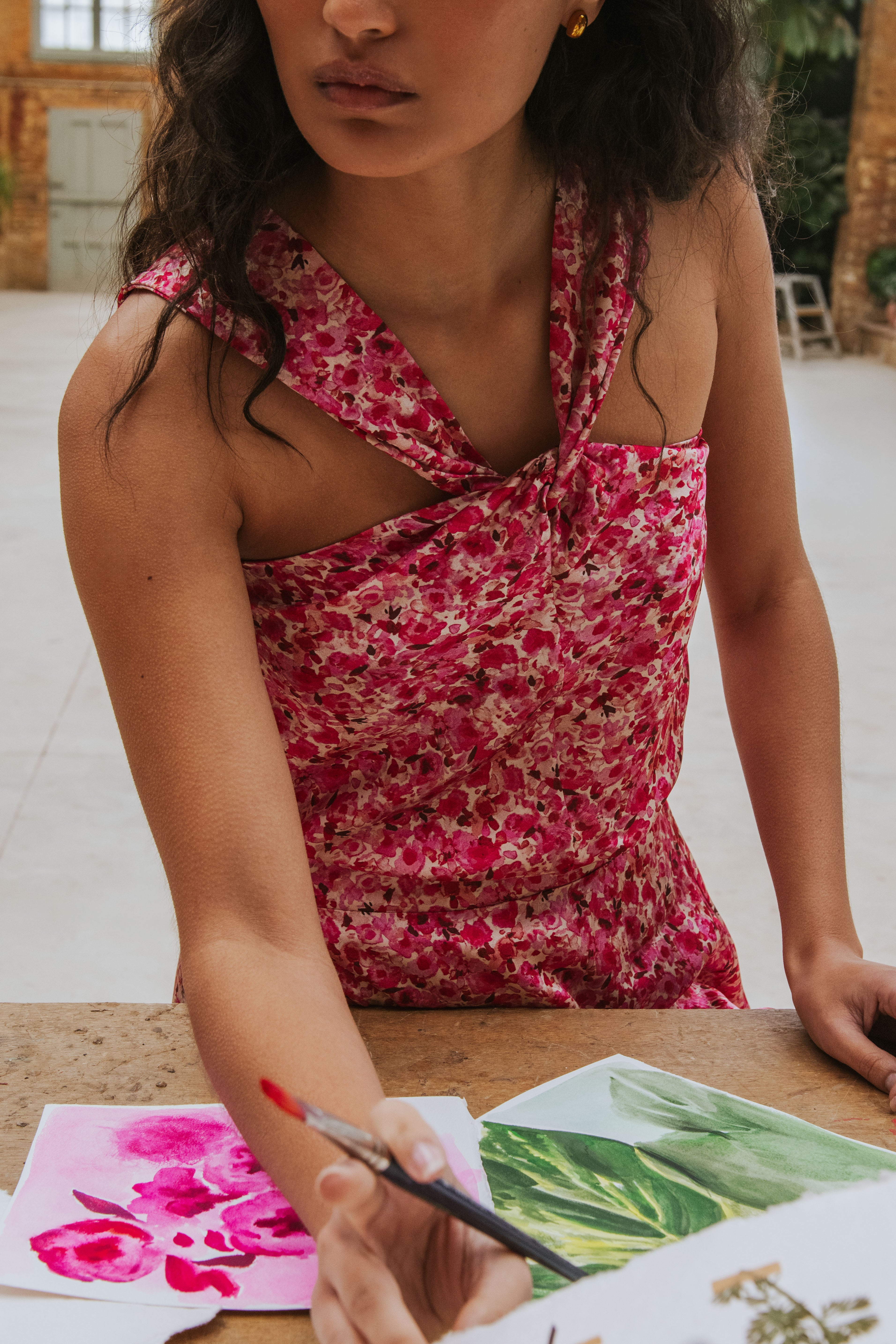 TOP NOELIA // AMAPOLA ROSA