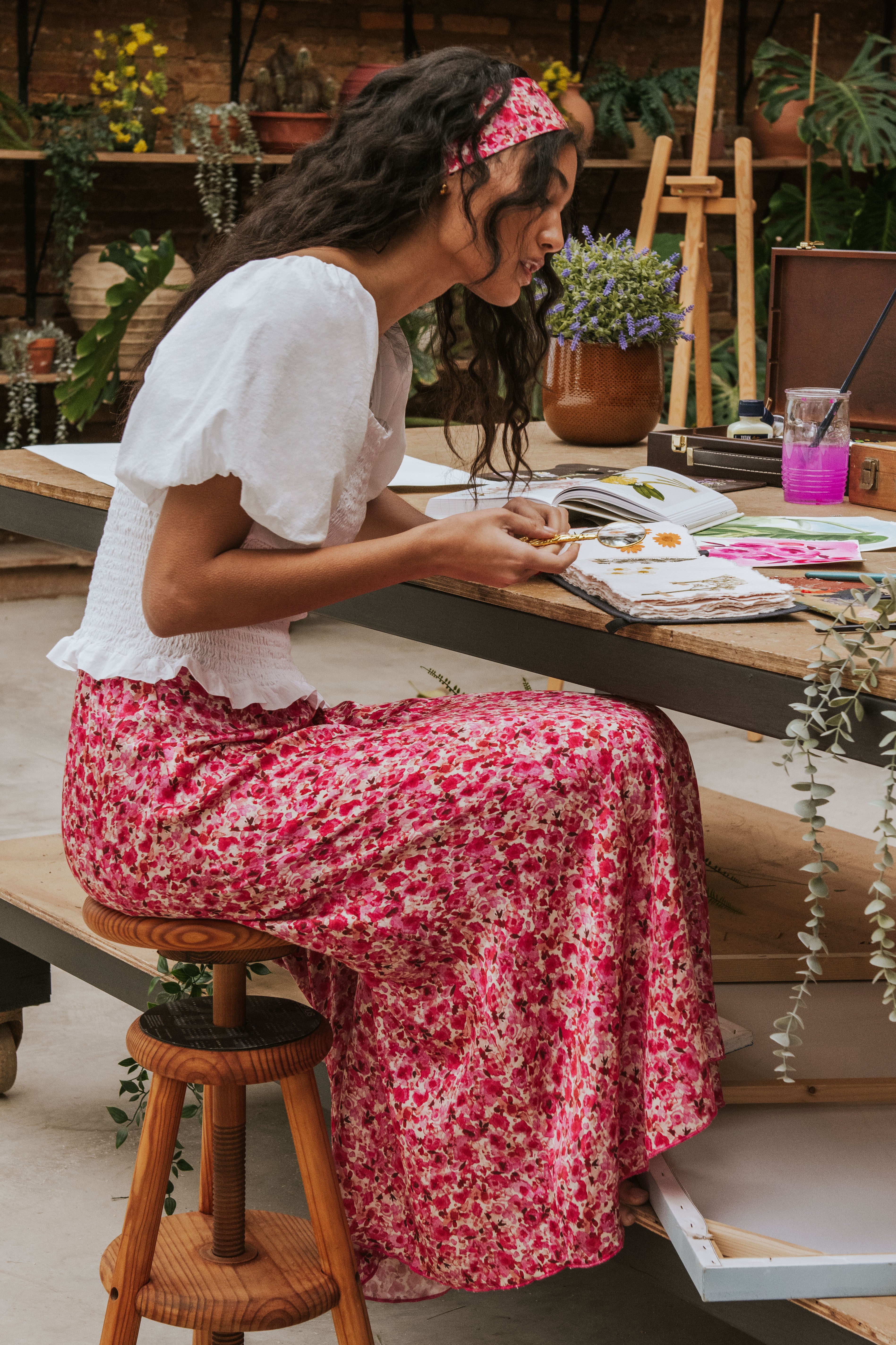 FALDA CARLA // AMAPOLA ROSA