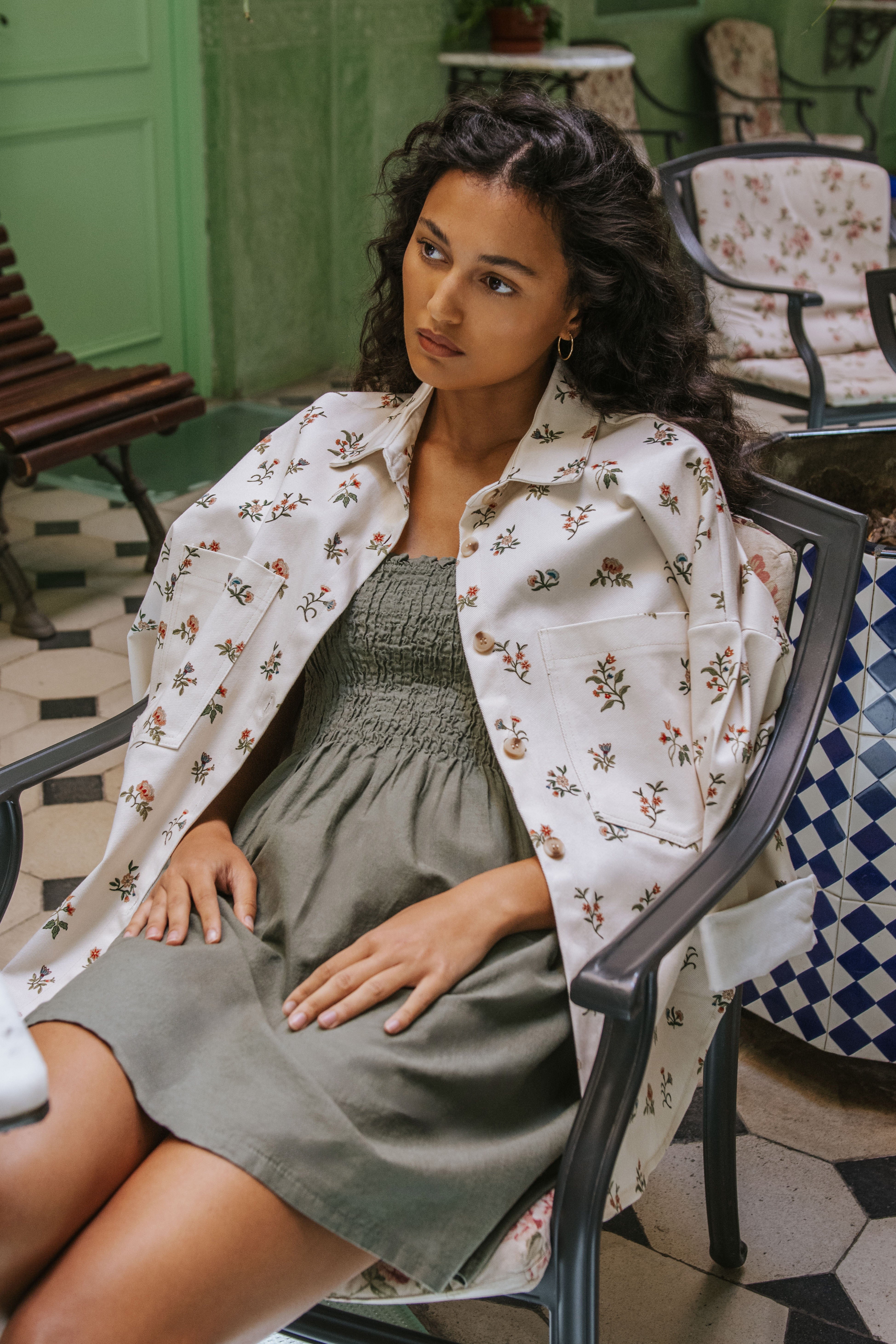 CHAQUETA CELIA // FLORES SILVESTRES