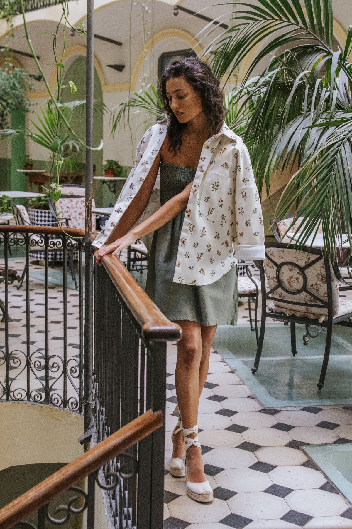 ROBE DE MER // LIN VERT