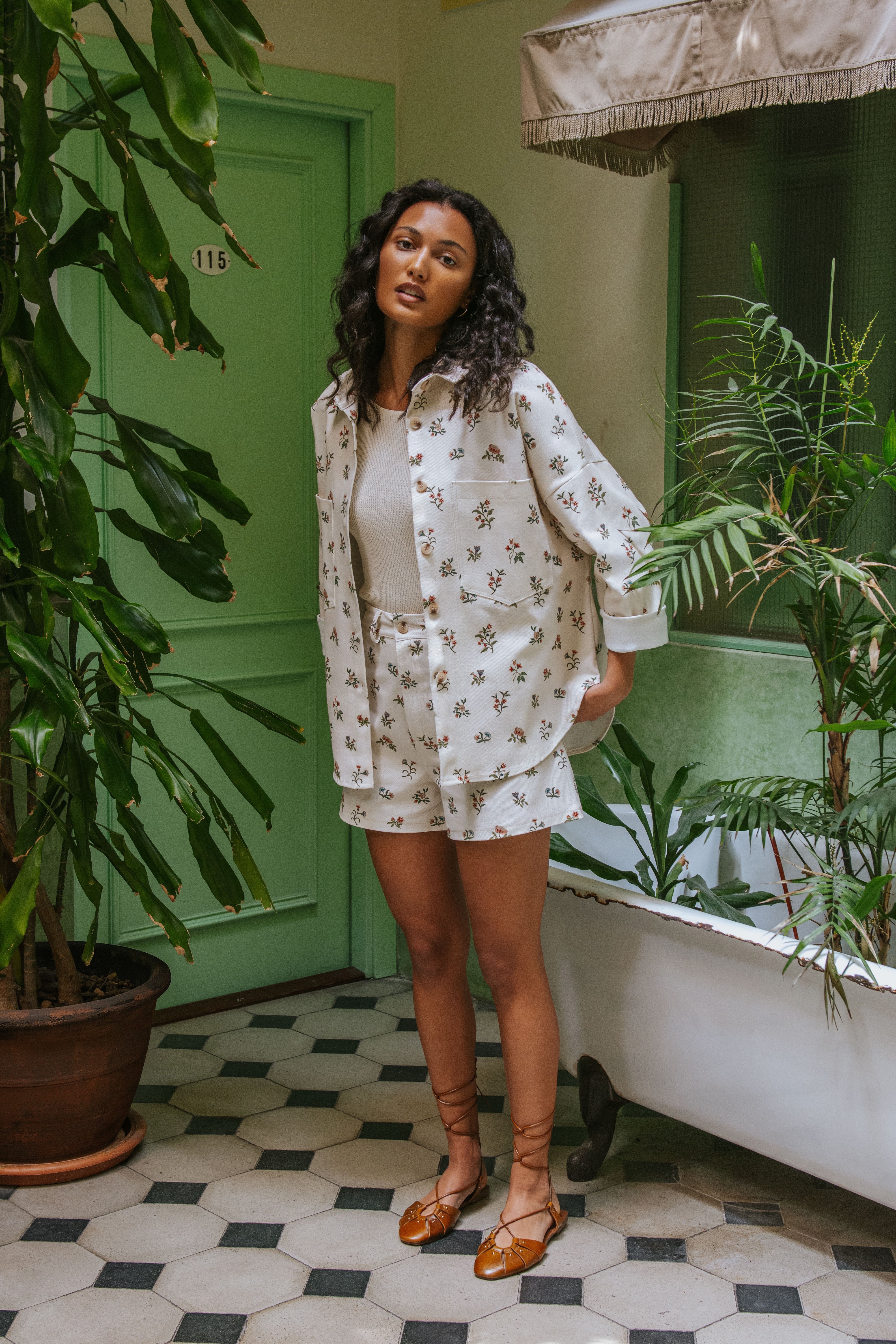 CHAQUETA CELIA // FLORES SILVESTRES