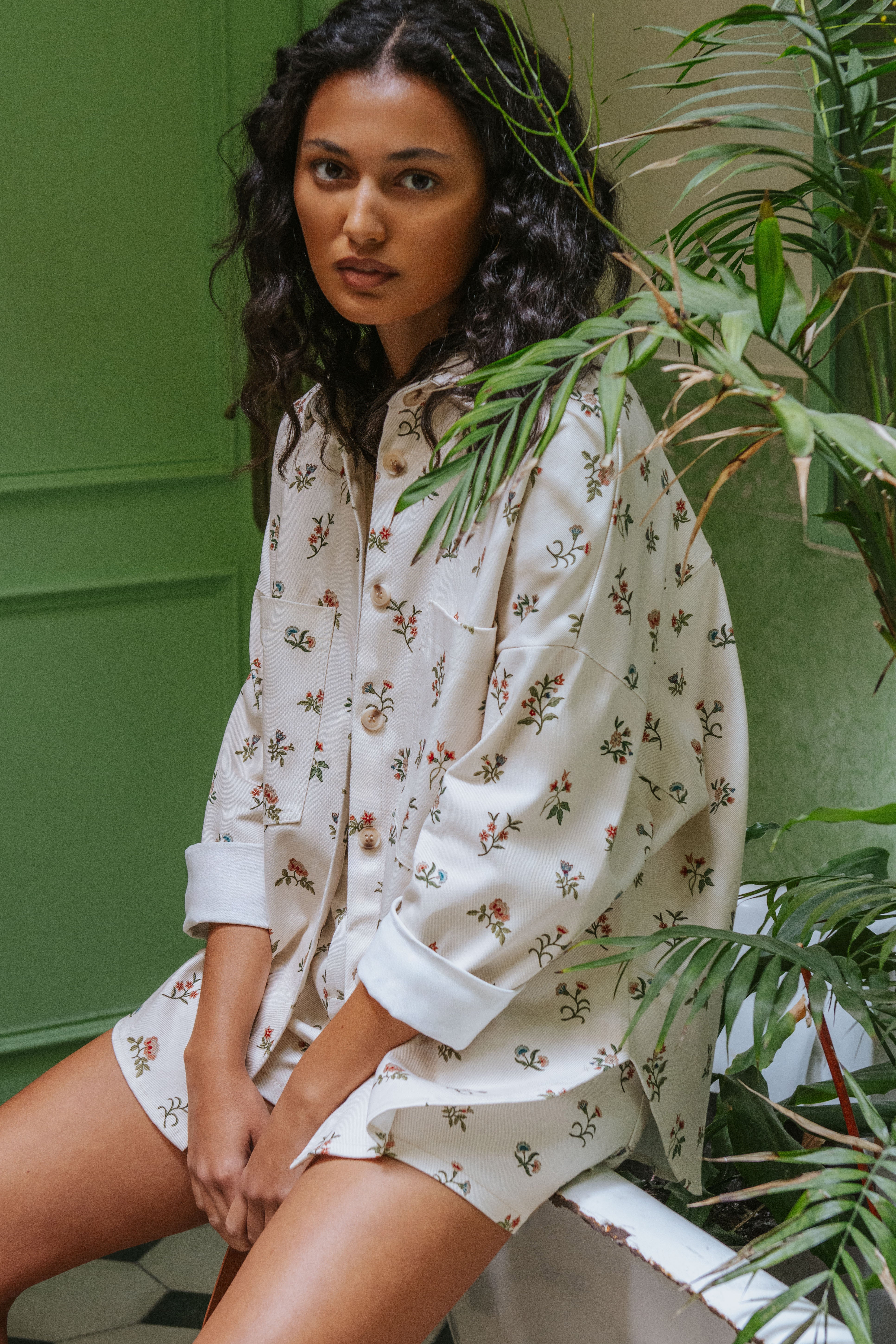 CHAQUETA CELIA // FLORES SILVESTRES