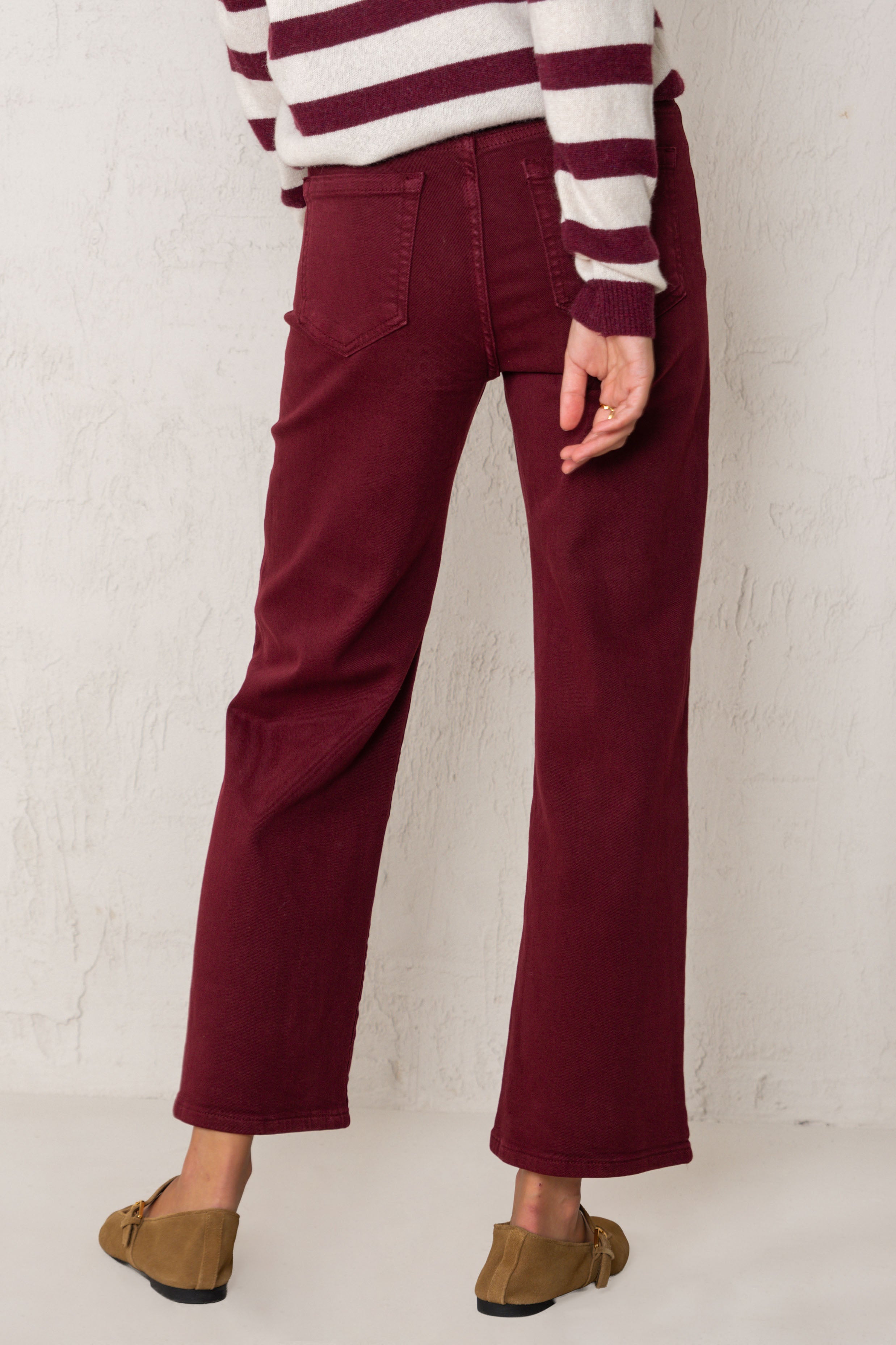 PANTALÓN CAROL // GRANATE
