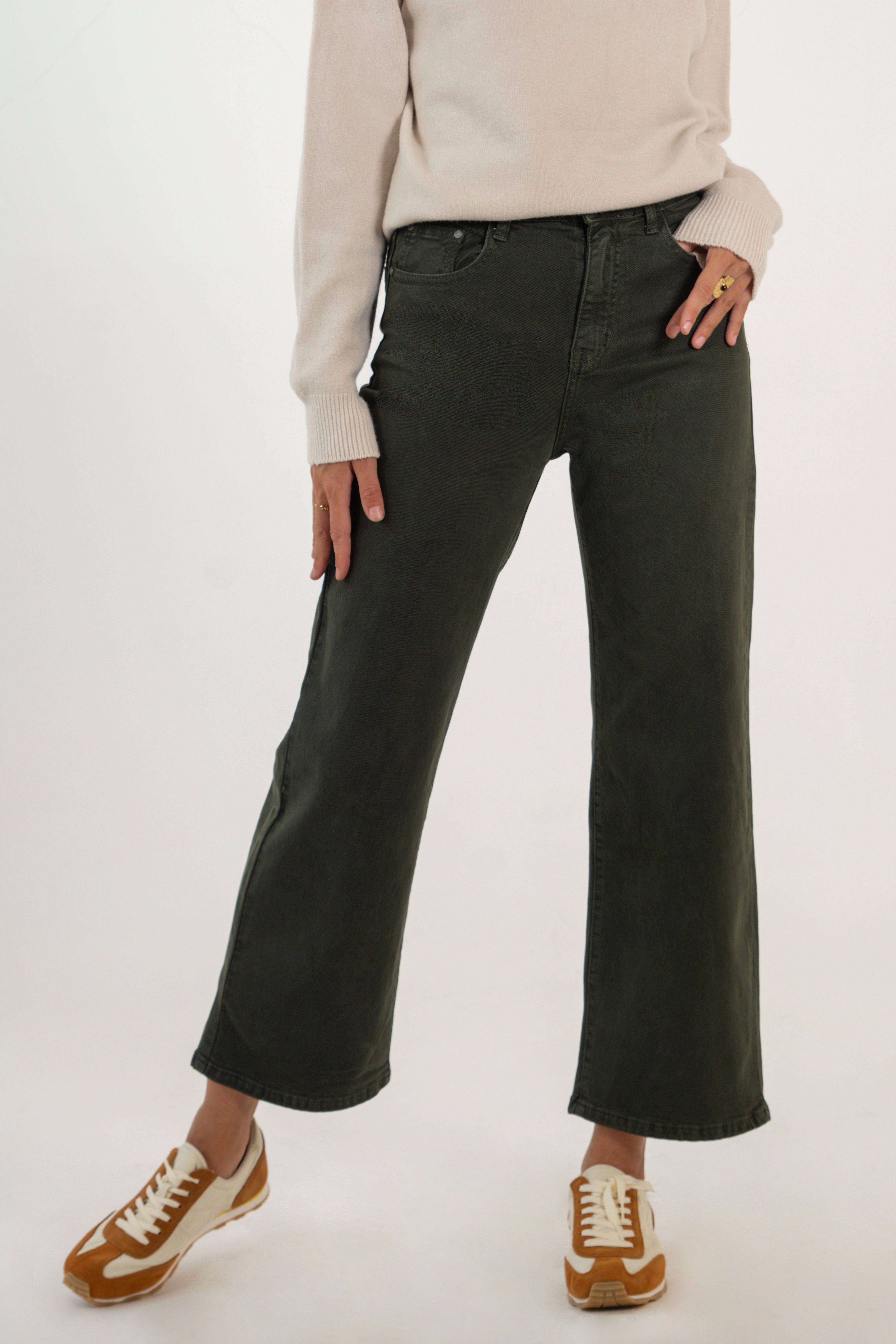 CAROL PANTS // MILITARY GREEN