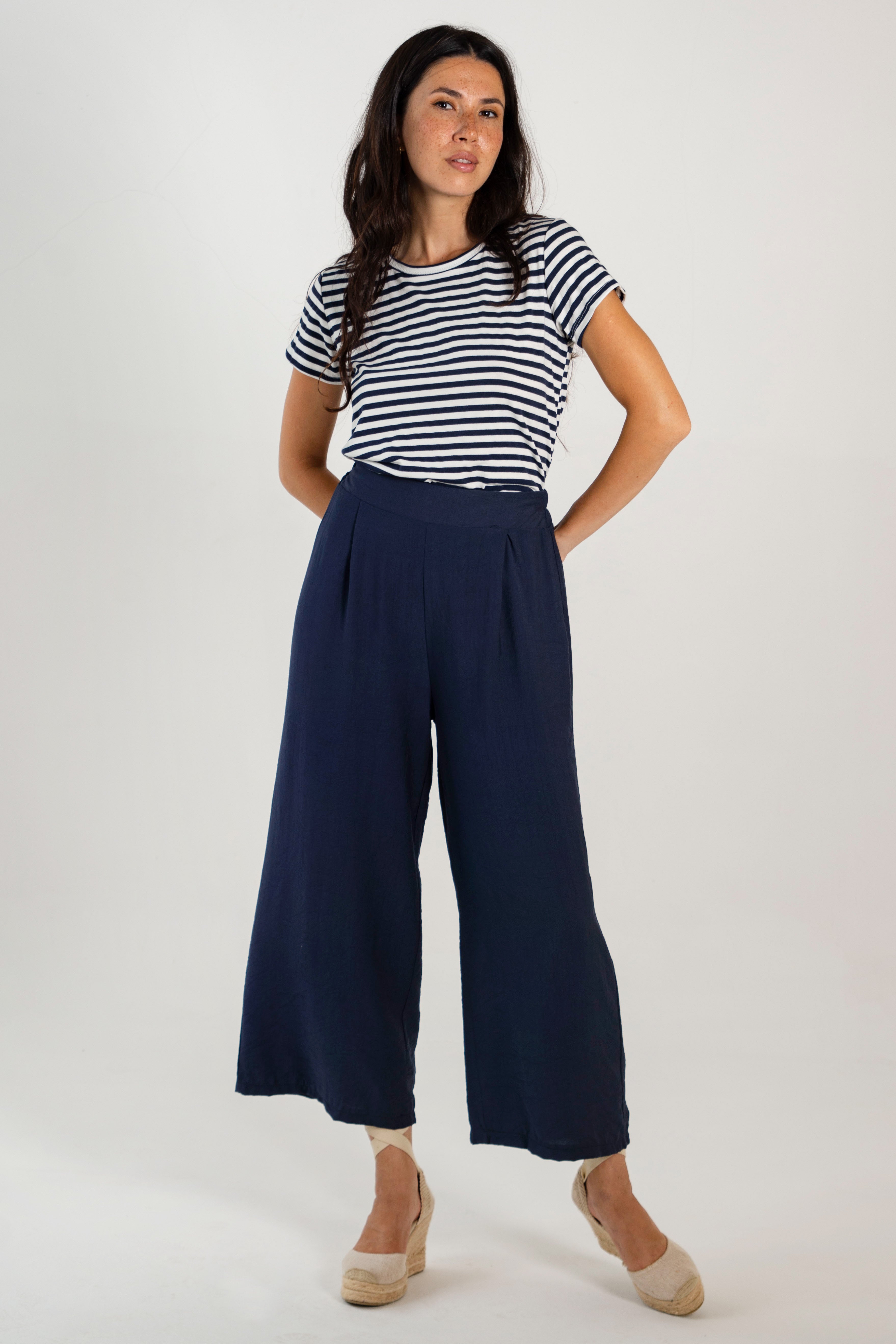 ISABEL PANTS // DARK BLUE