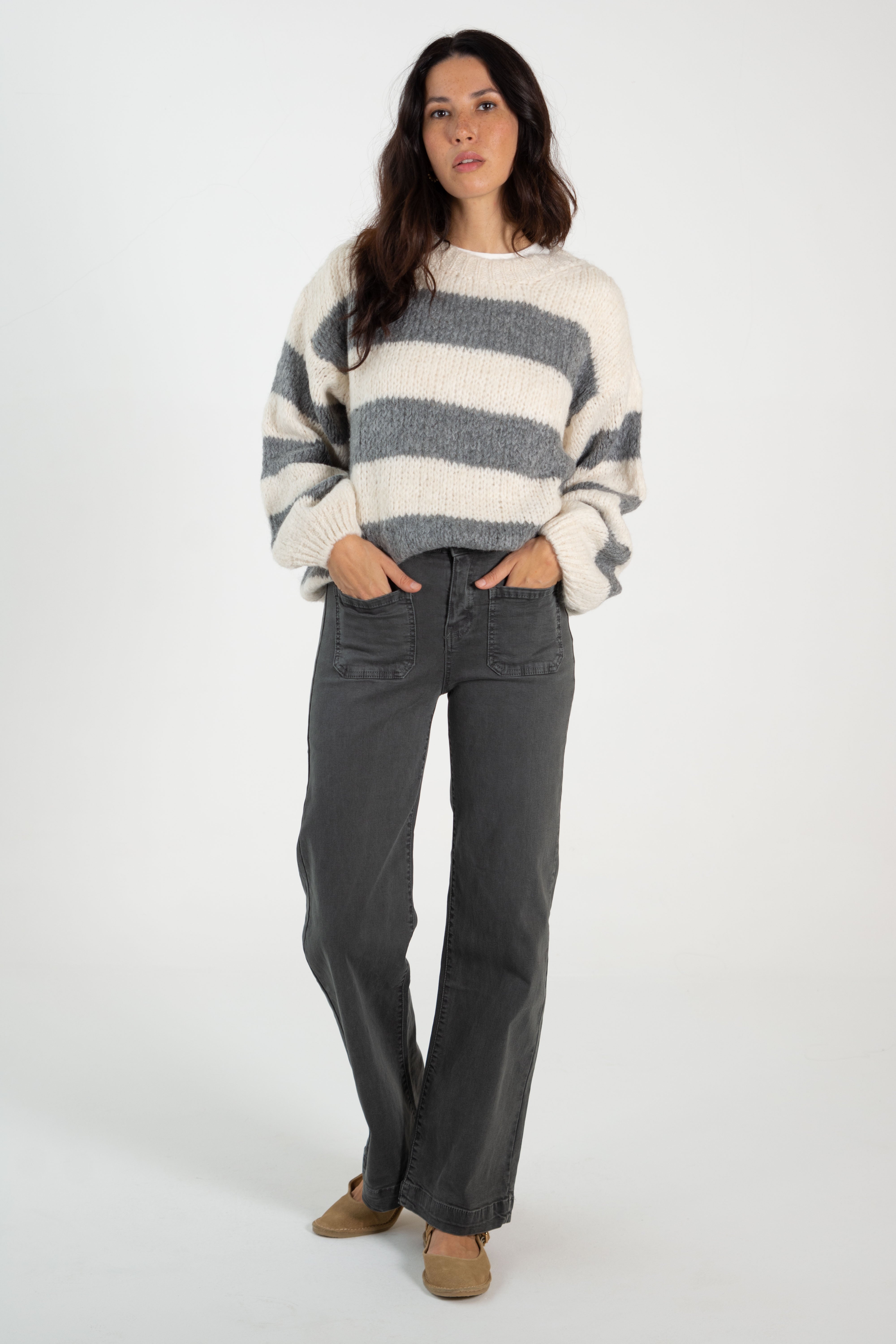 PANTALÓN MATILDA // GRIS OSCURO