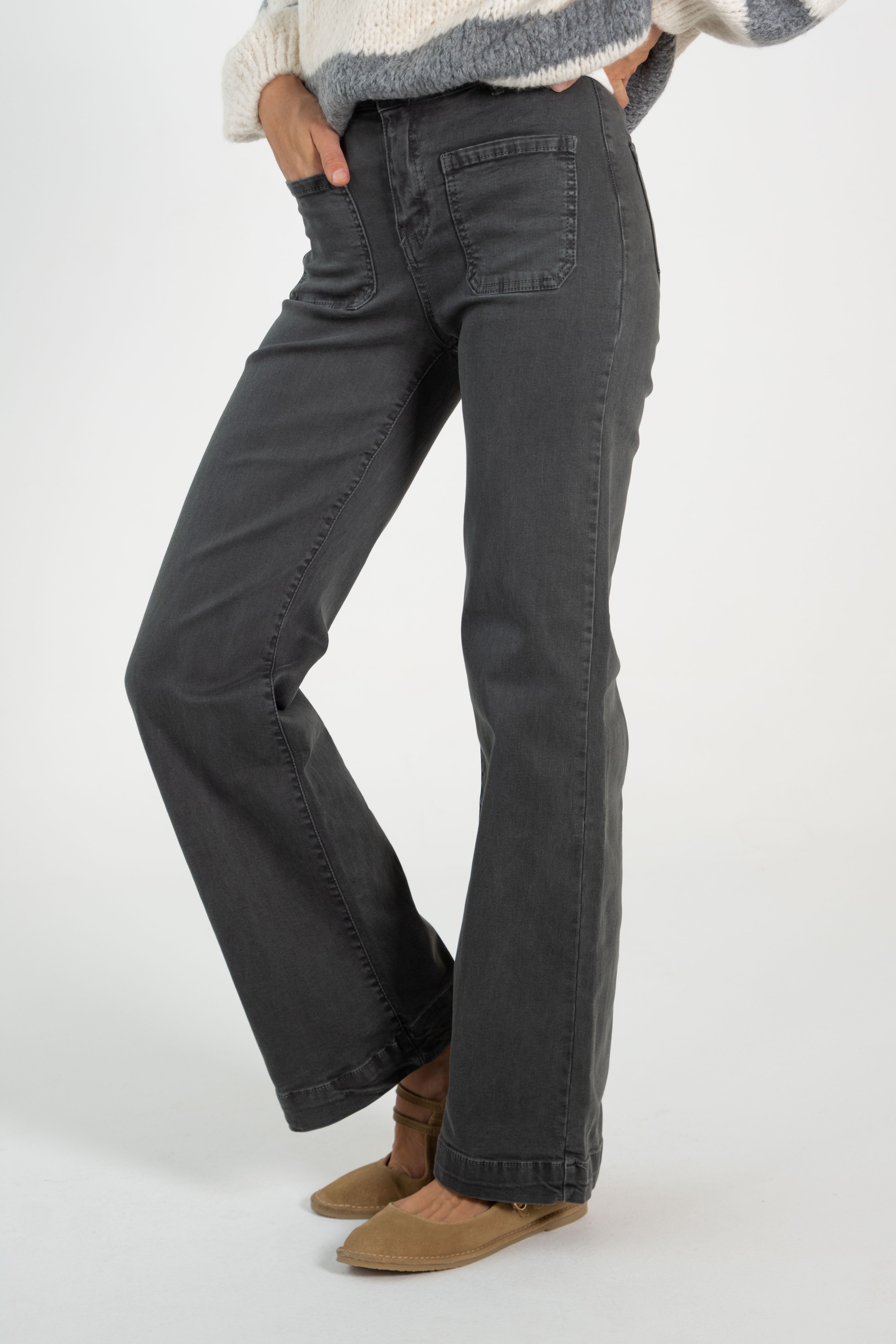 PANTALÓN MATILDA // GRIS OSCURO