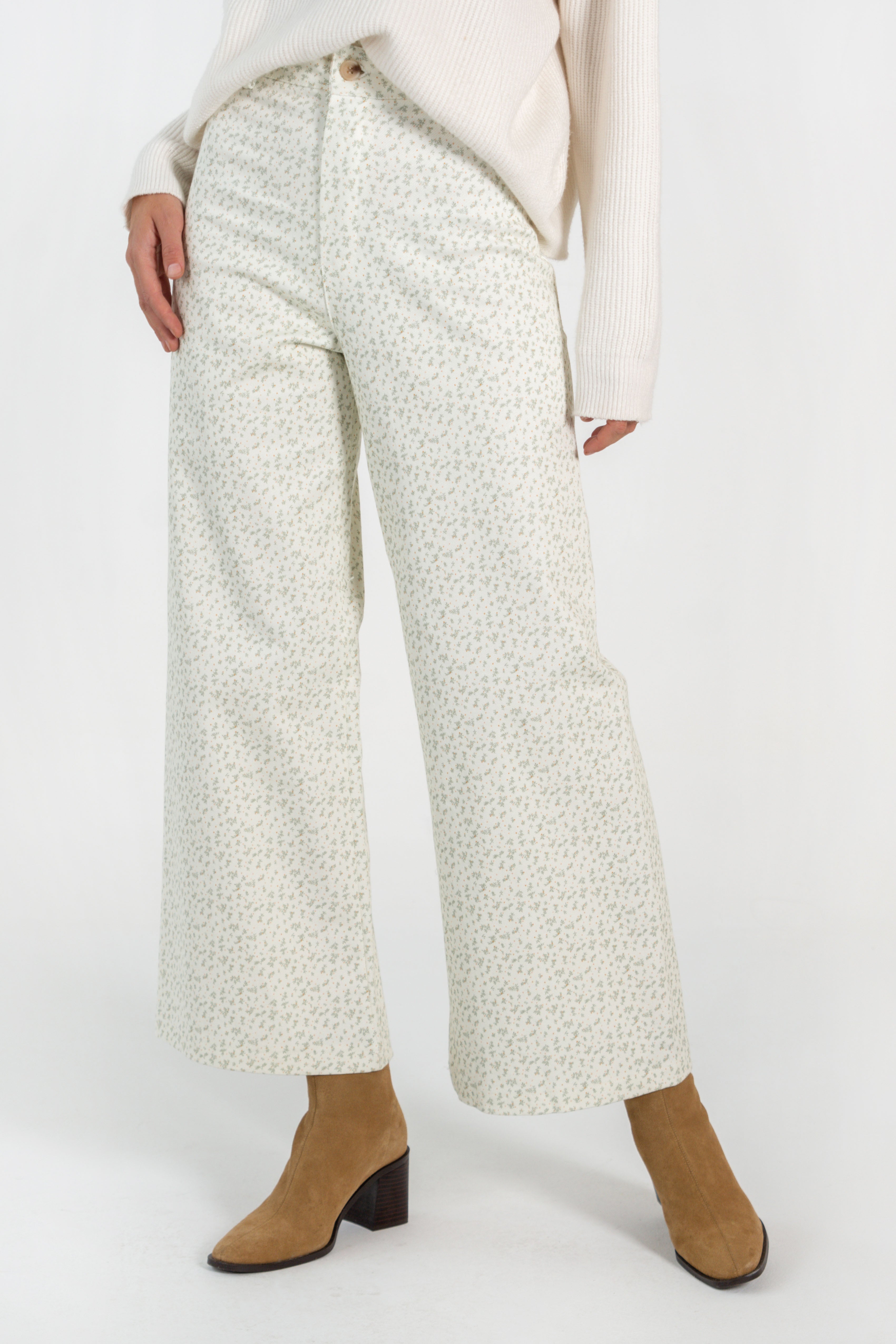 PAULA PANTS // MUSTARD FLOWERS