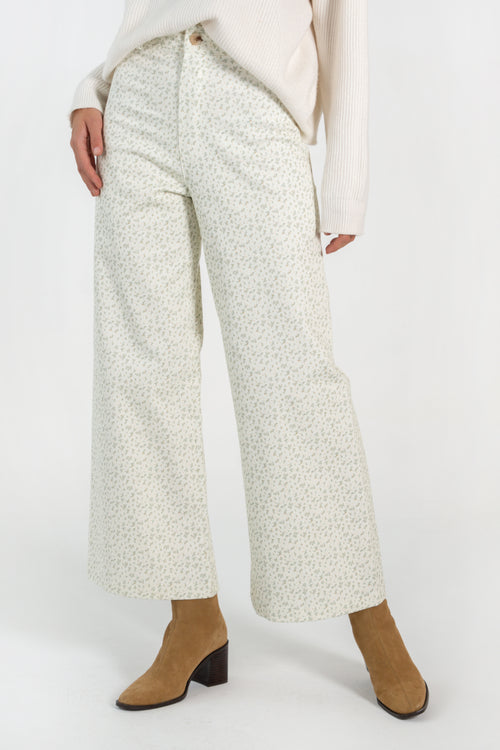 PAULA PANTS // MUSTARD FLOWERS image 1