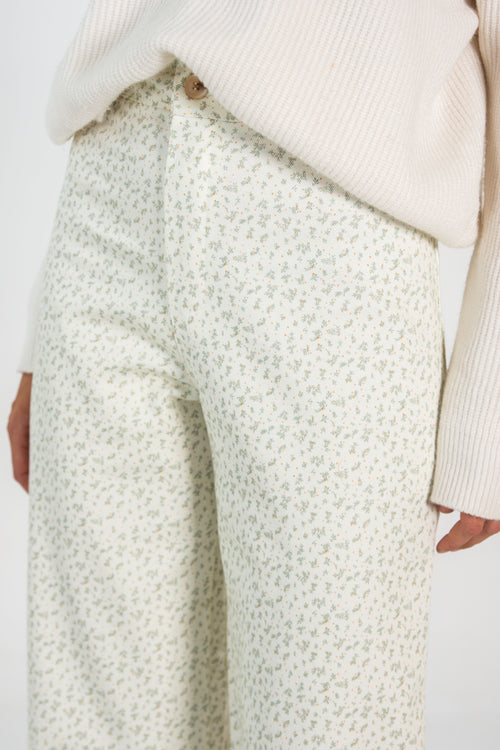 PAULA PANTS // MUSTARD FLOWERS image 1