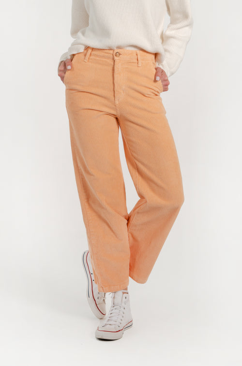 SOFÍA PANTS // PEACH CORDUROY image 1