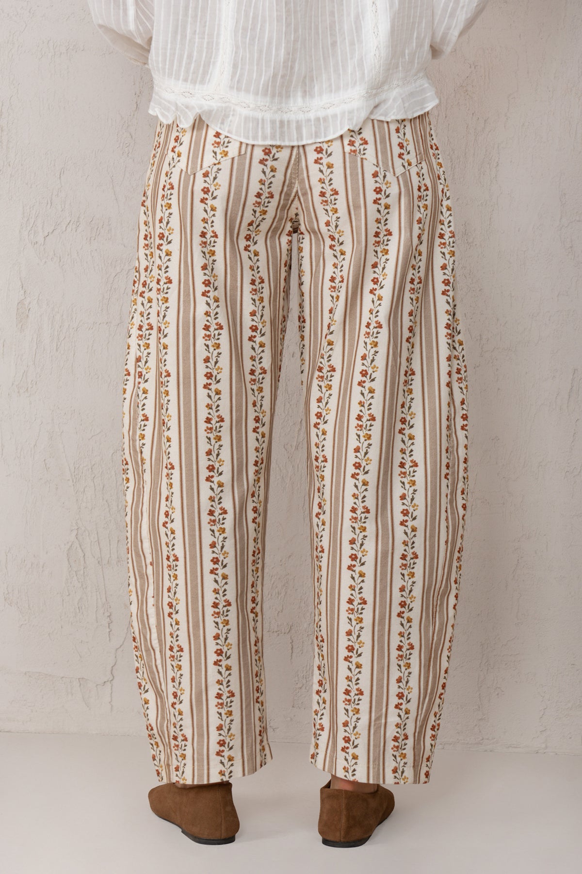 GAIA PANTS // TOFFEE FLOWERS