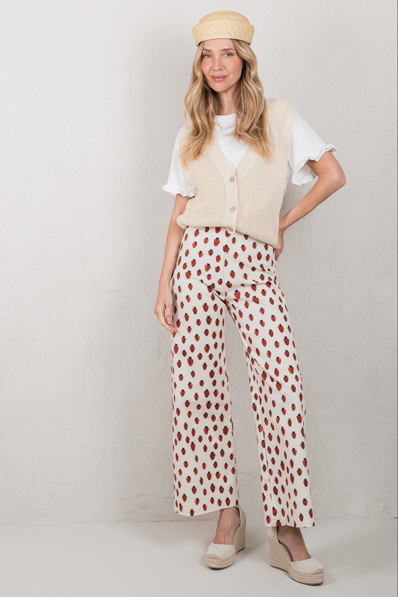 PANTALÓN PAULA // FRESAS