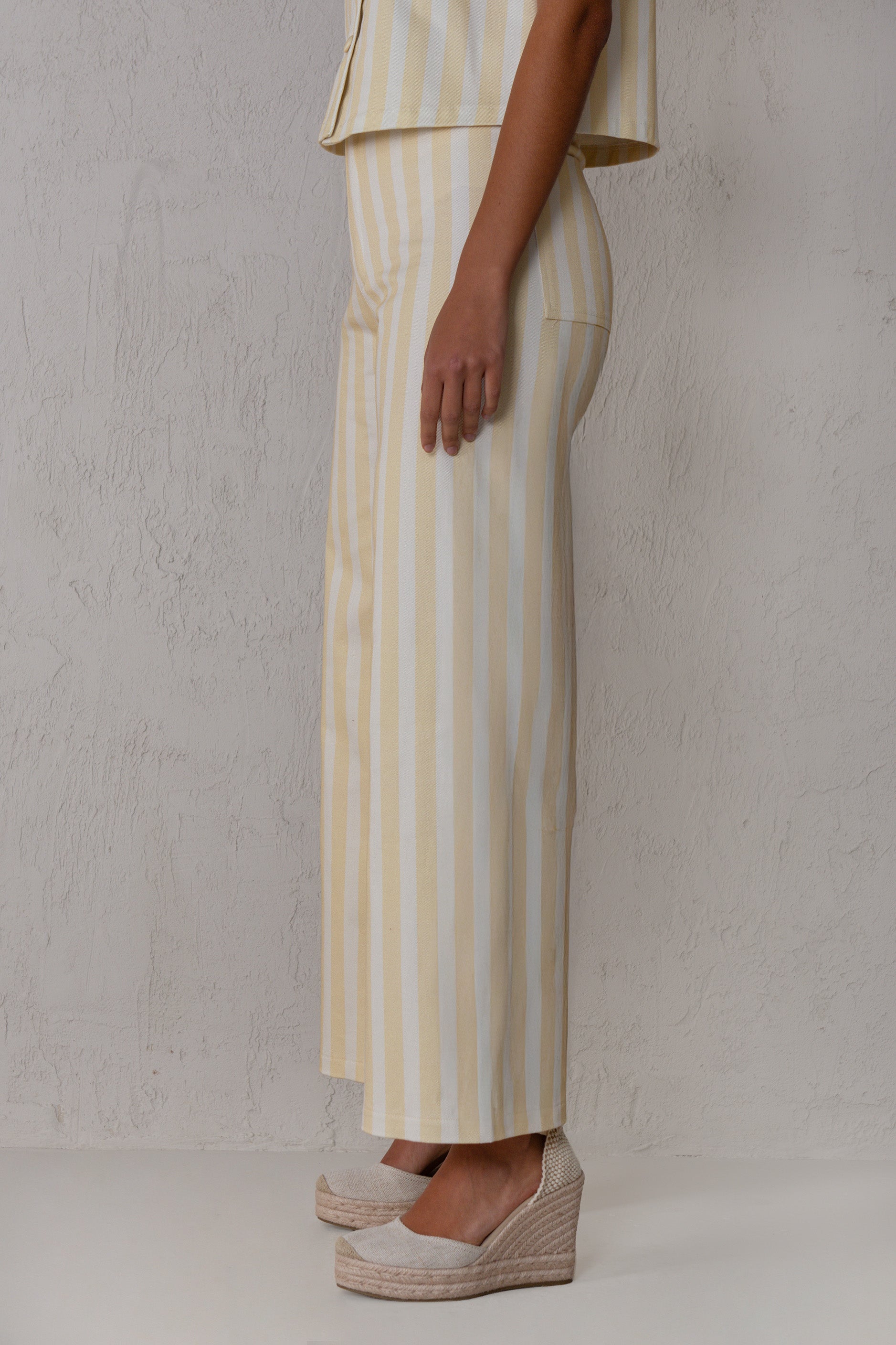 PANTALÓN PAULA // RAYAS AMARILLO