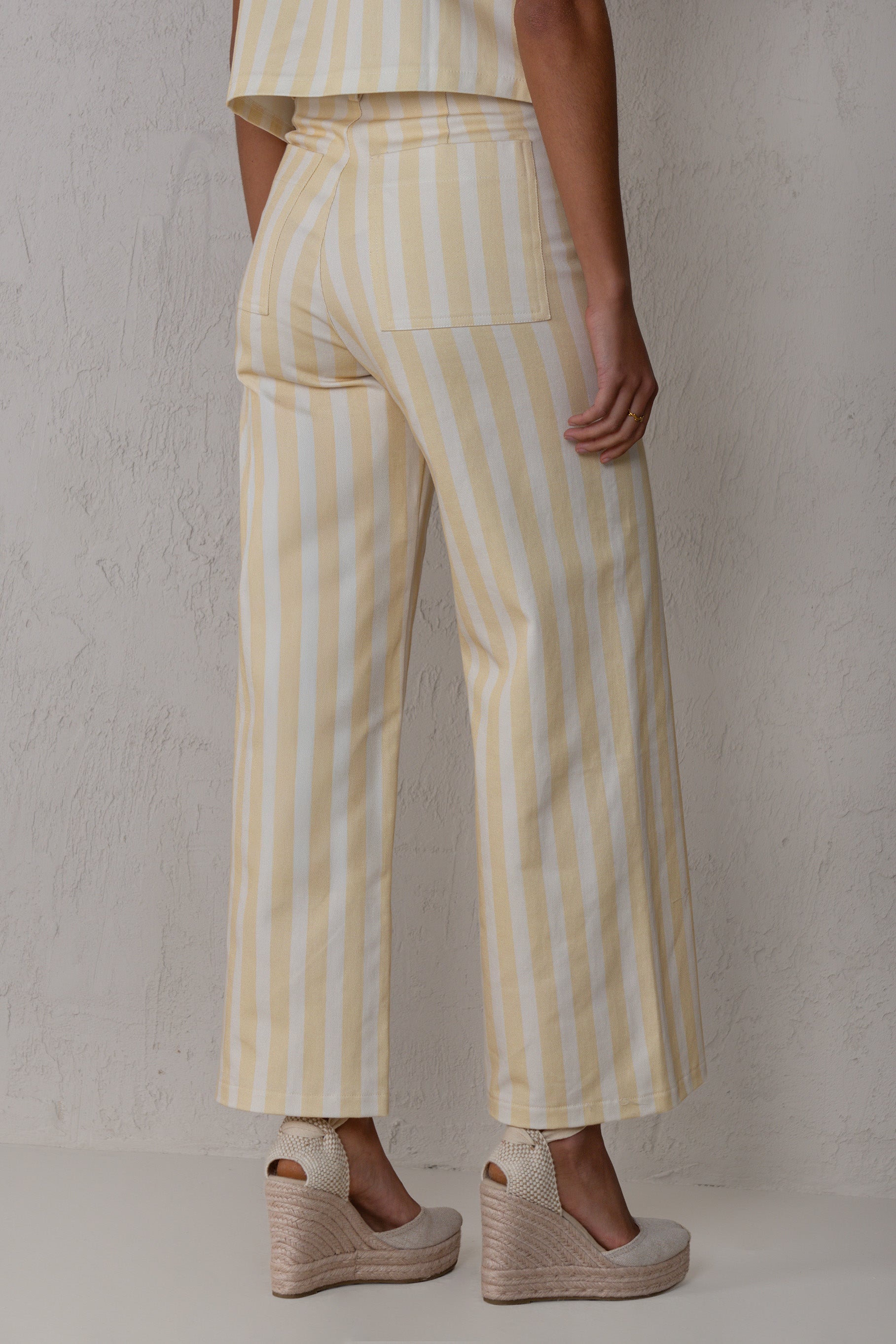 PANTALÓN PAULA // RAYAS AMARILLO