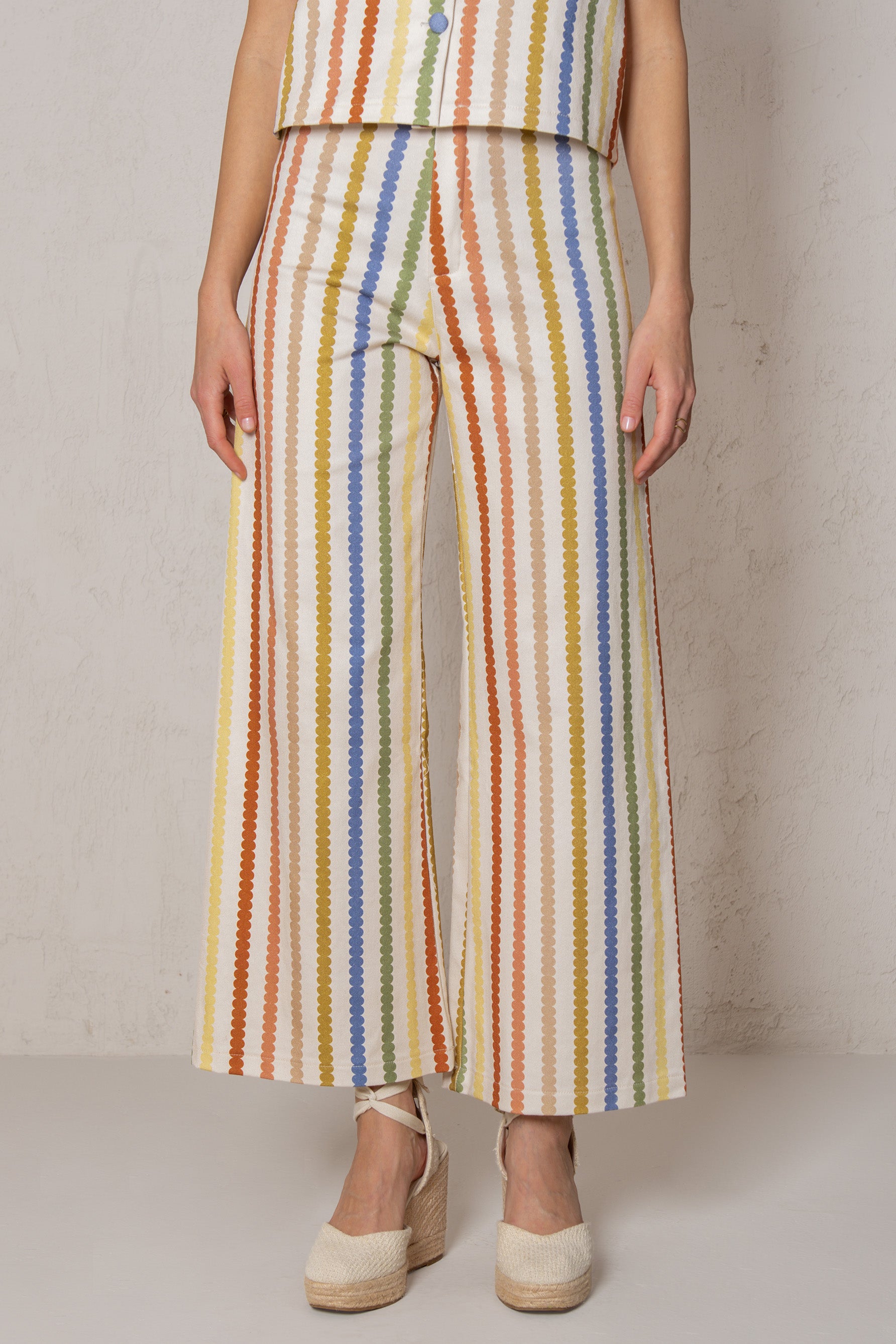 PANTALÓN PAULA // RAYAS DE COLORES