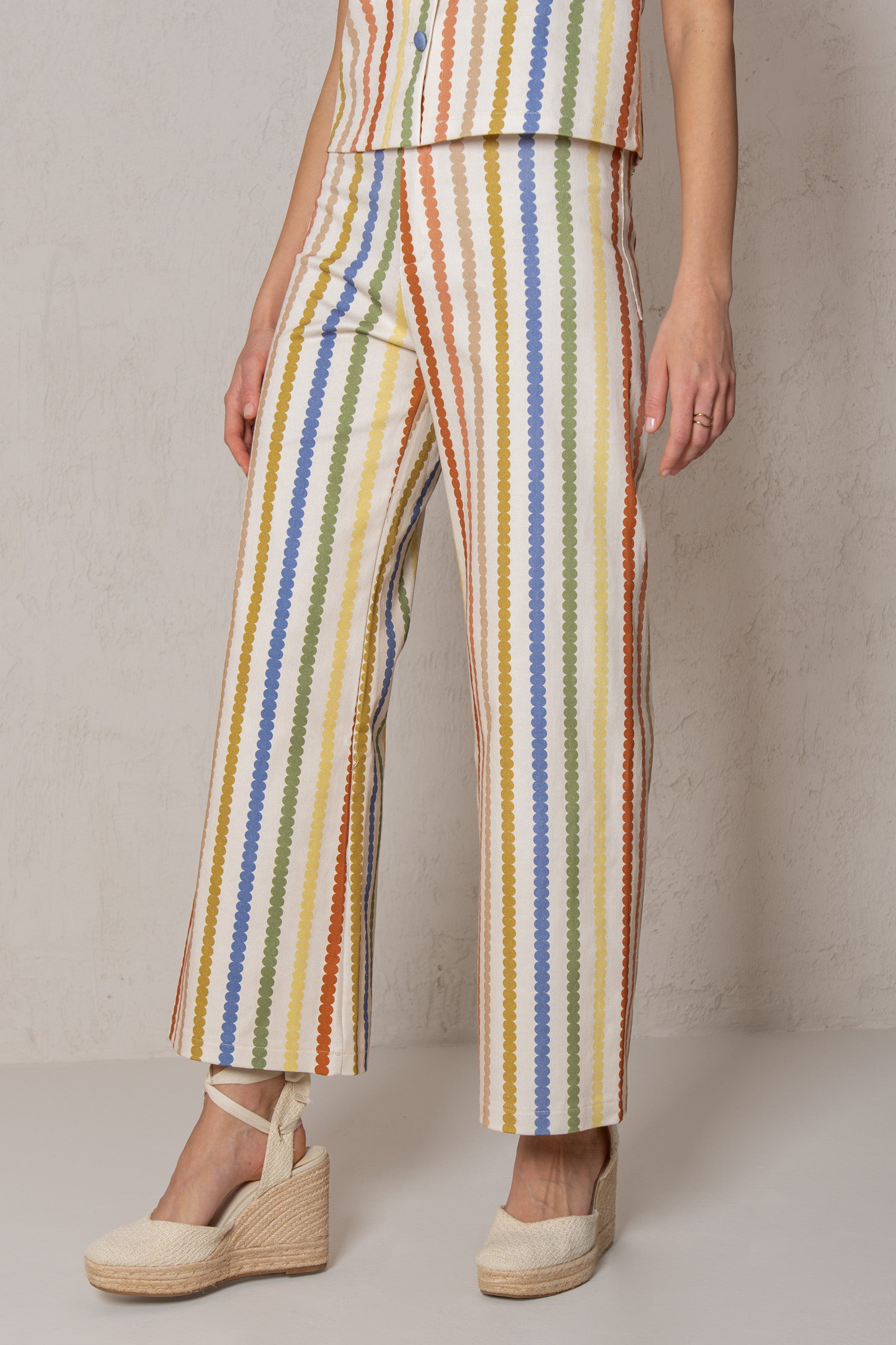 PANTALÓN PAULA // RAYAS DE COLORES