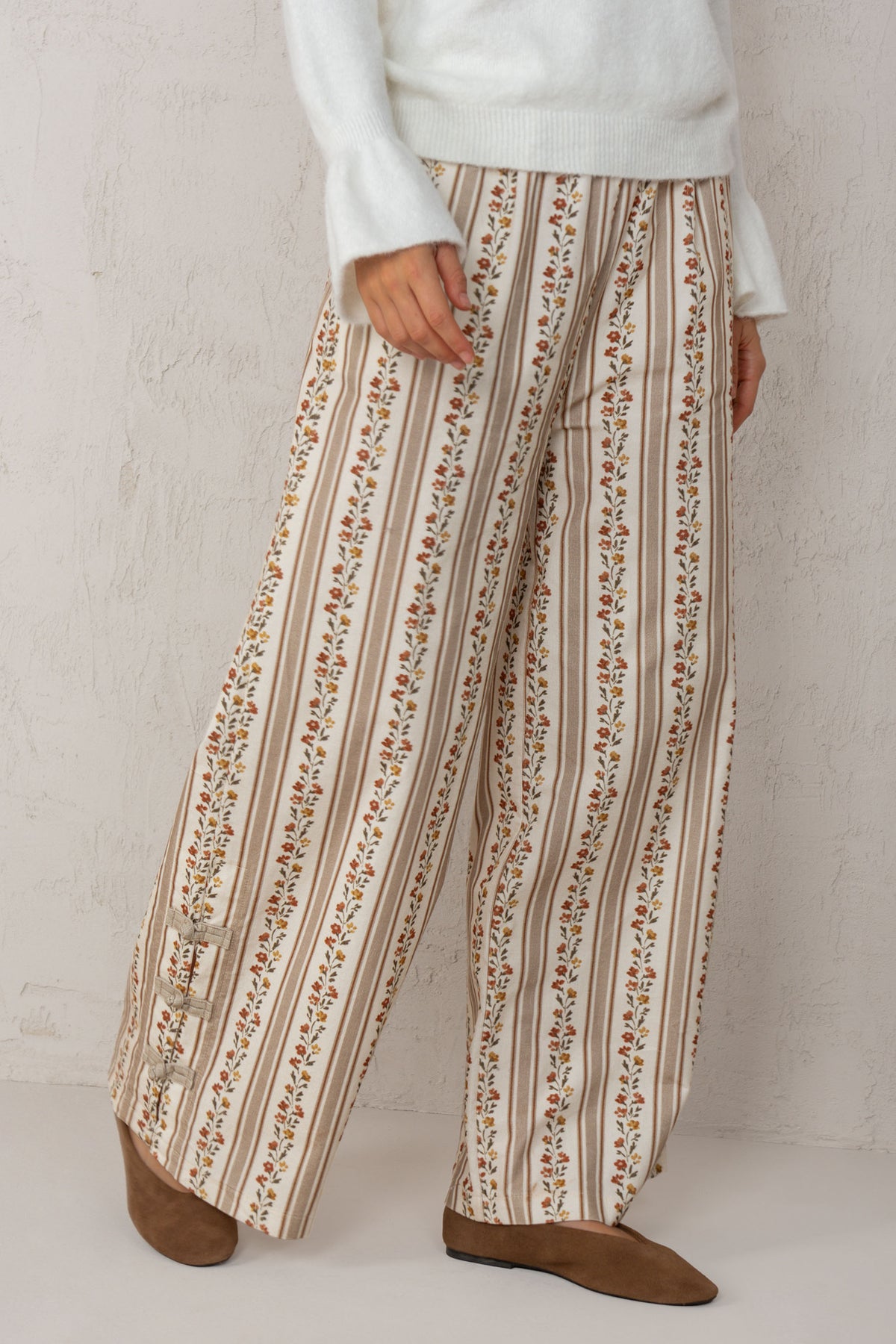 PANTALÓN VERA // FLORES TOFFEE