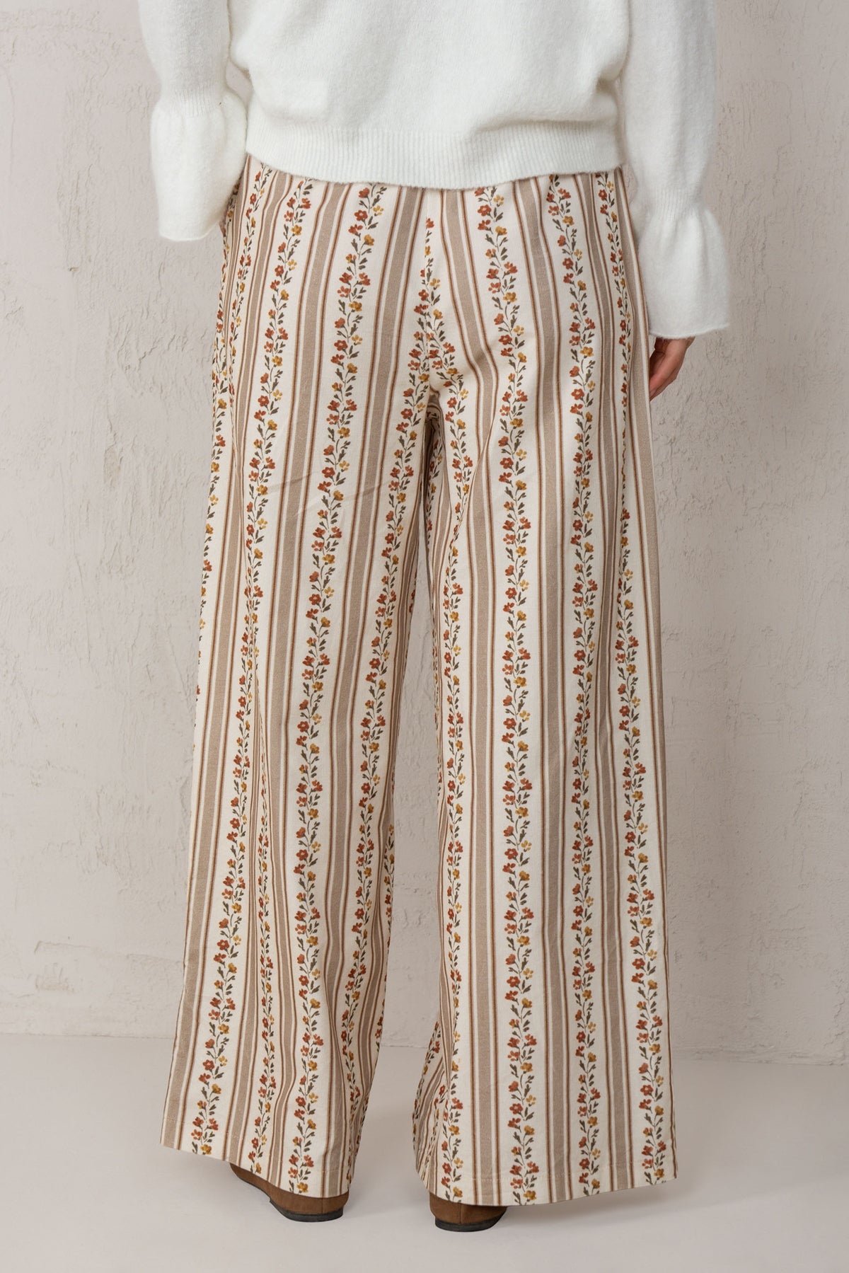PANTALÓN VERA // FLORES TOFFEE