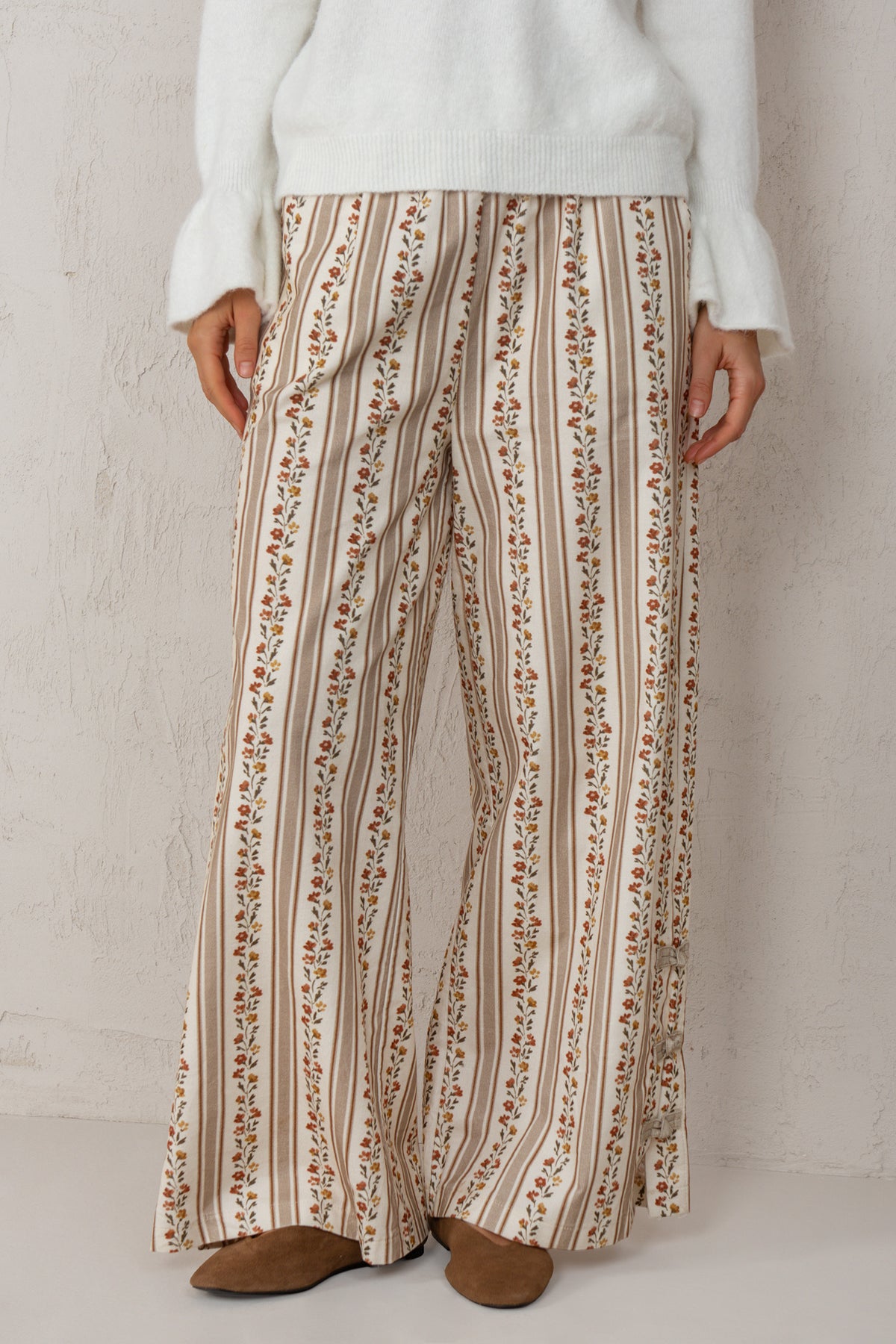 PANTALÓN VERA // FLORES TOFFEE