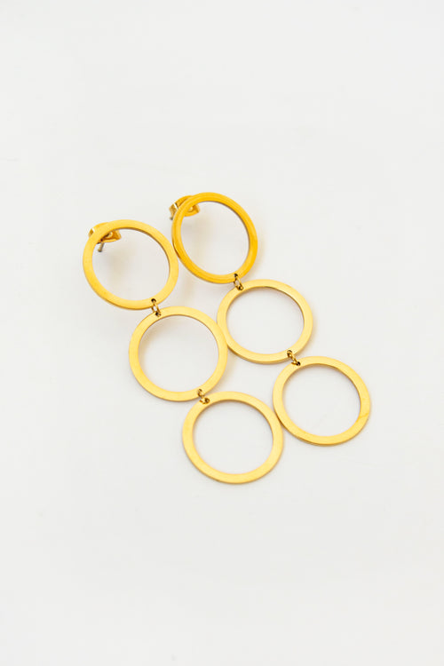 DANGLING CIRCLES EARRINGS image 1