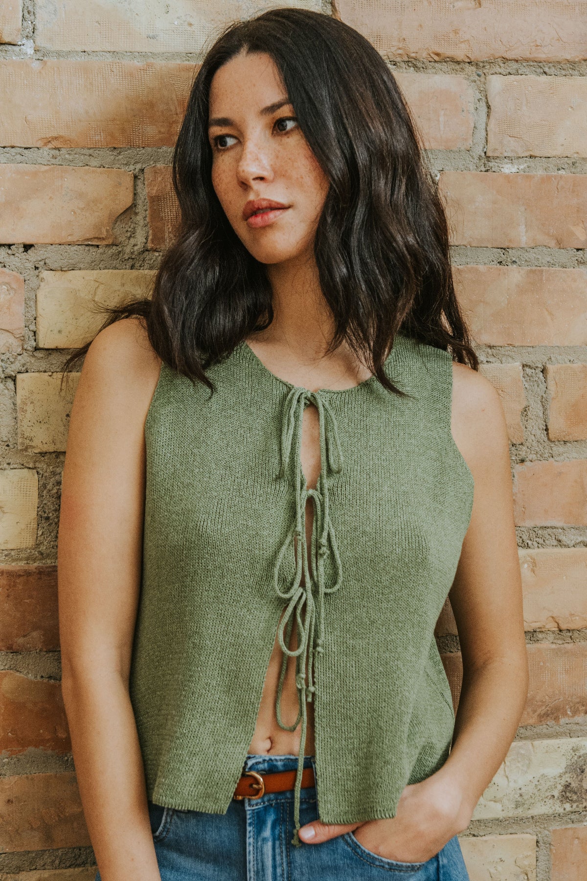 CHALECO MARÍA // VERDE