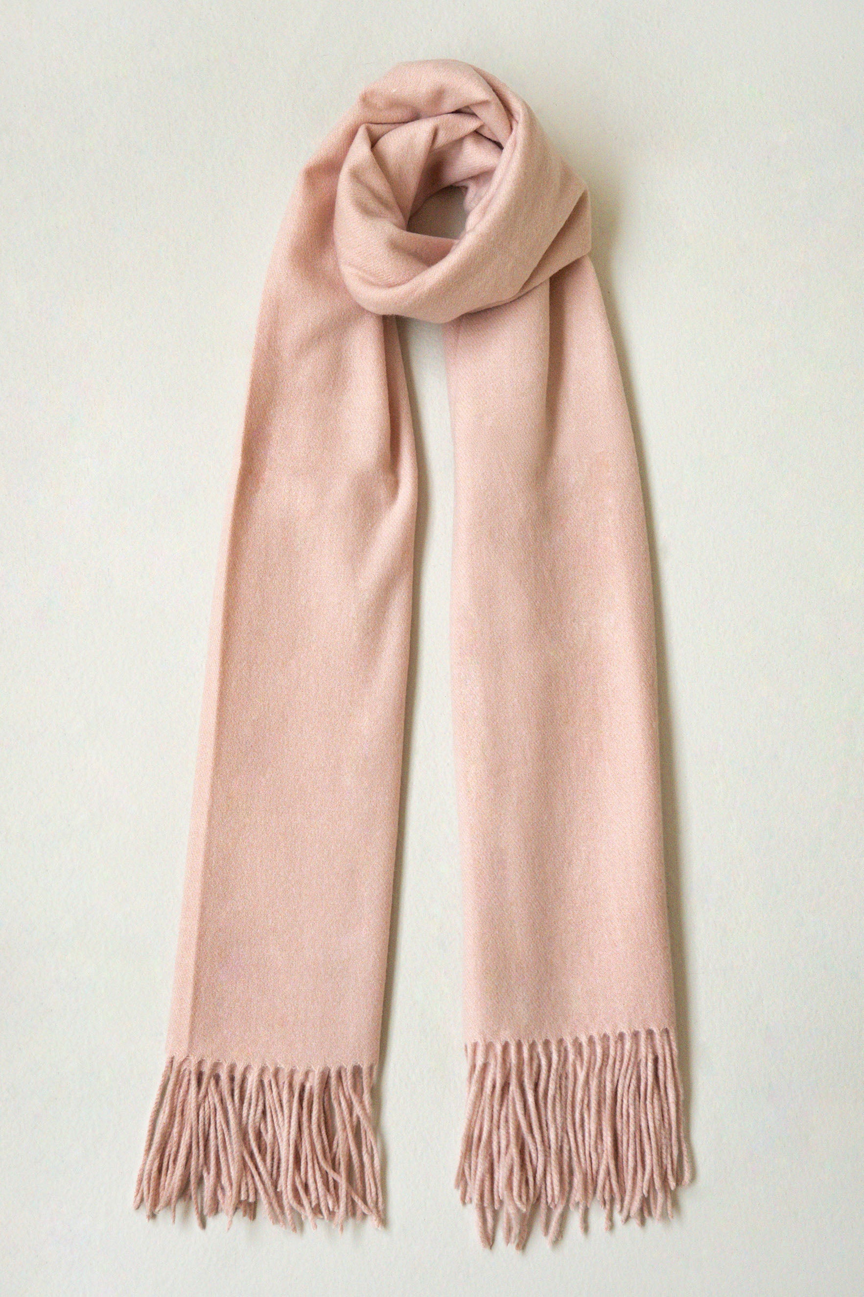 ÉCHARPE EN CACHEMIRE ROSE CLAIR