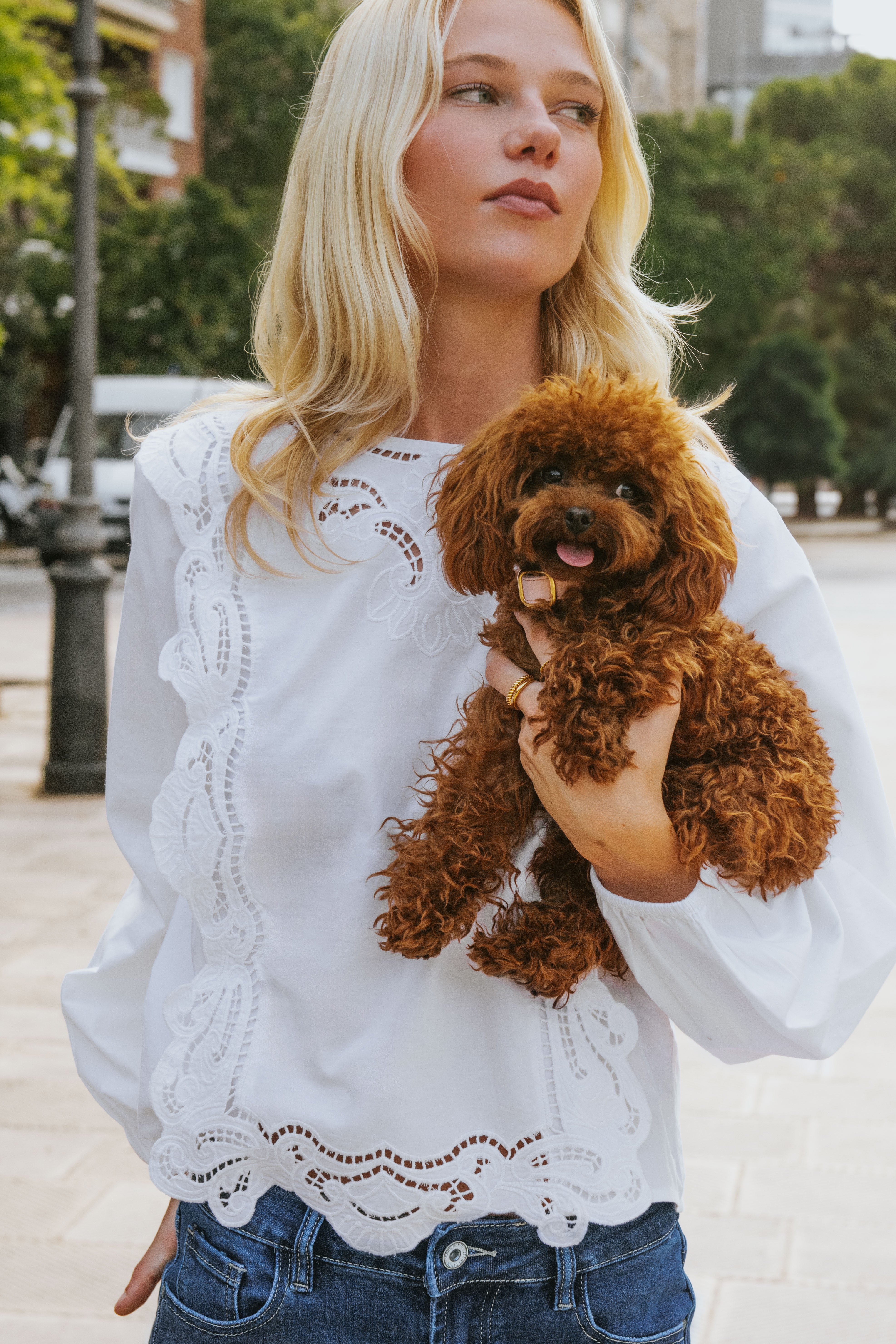 BEATRIZ BLOUSE // WHITE