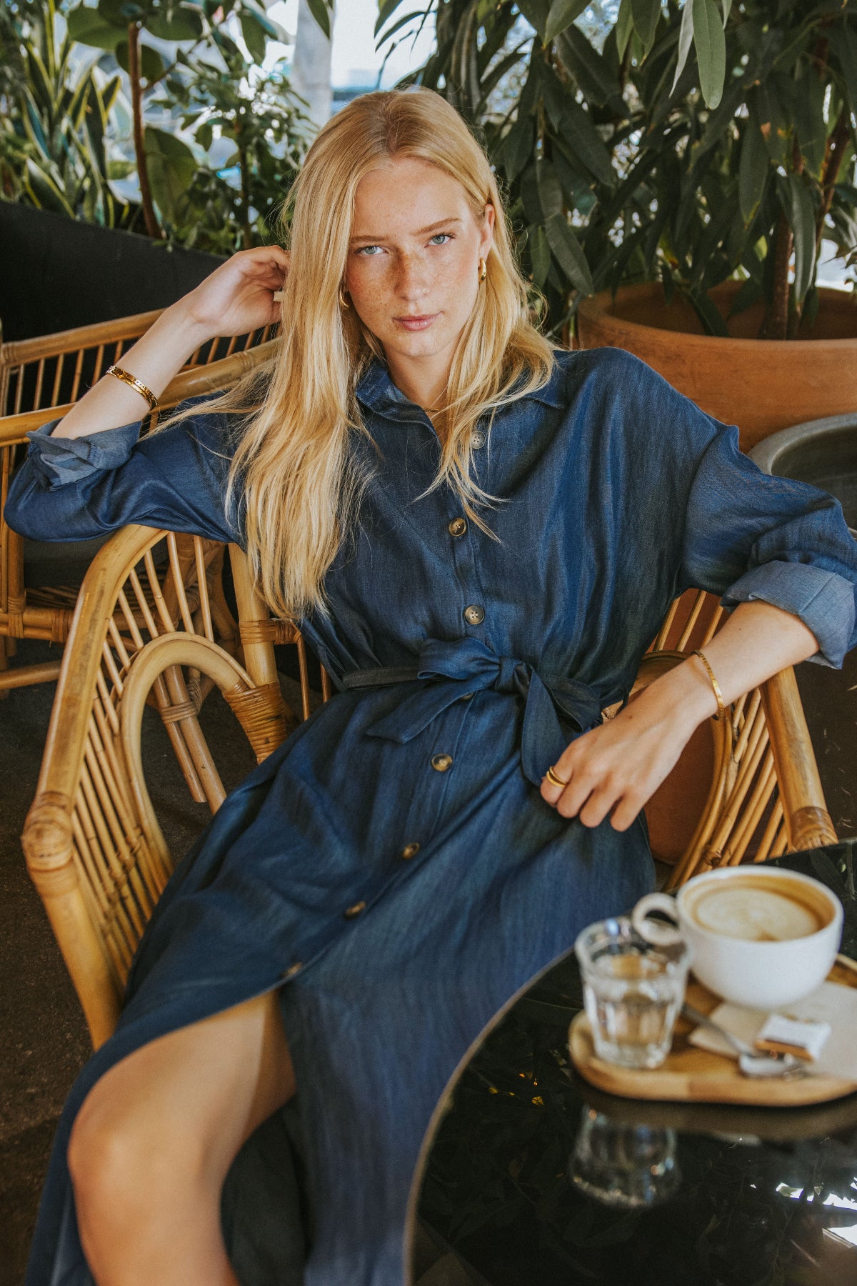 VESTIDO CAROLINA // DENIM OSCURO