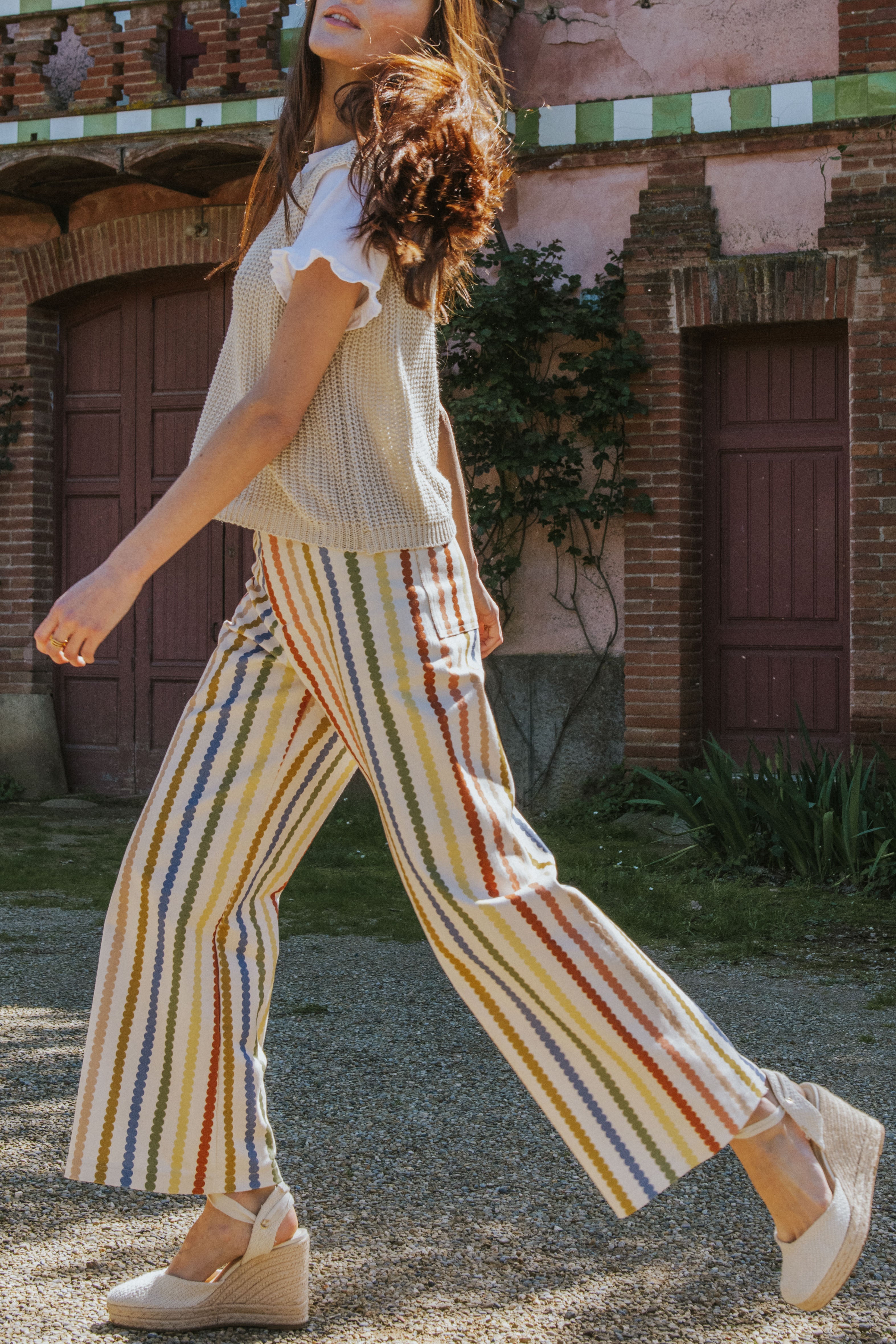 PANTALÓN PAULA // RAYAS DE COLORES