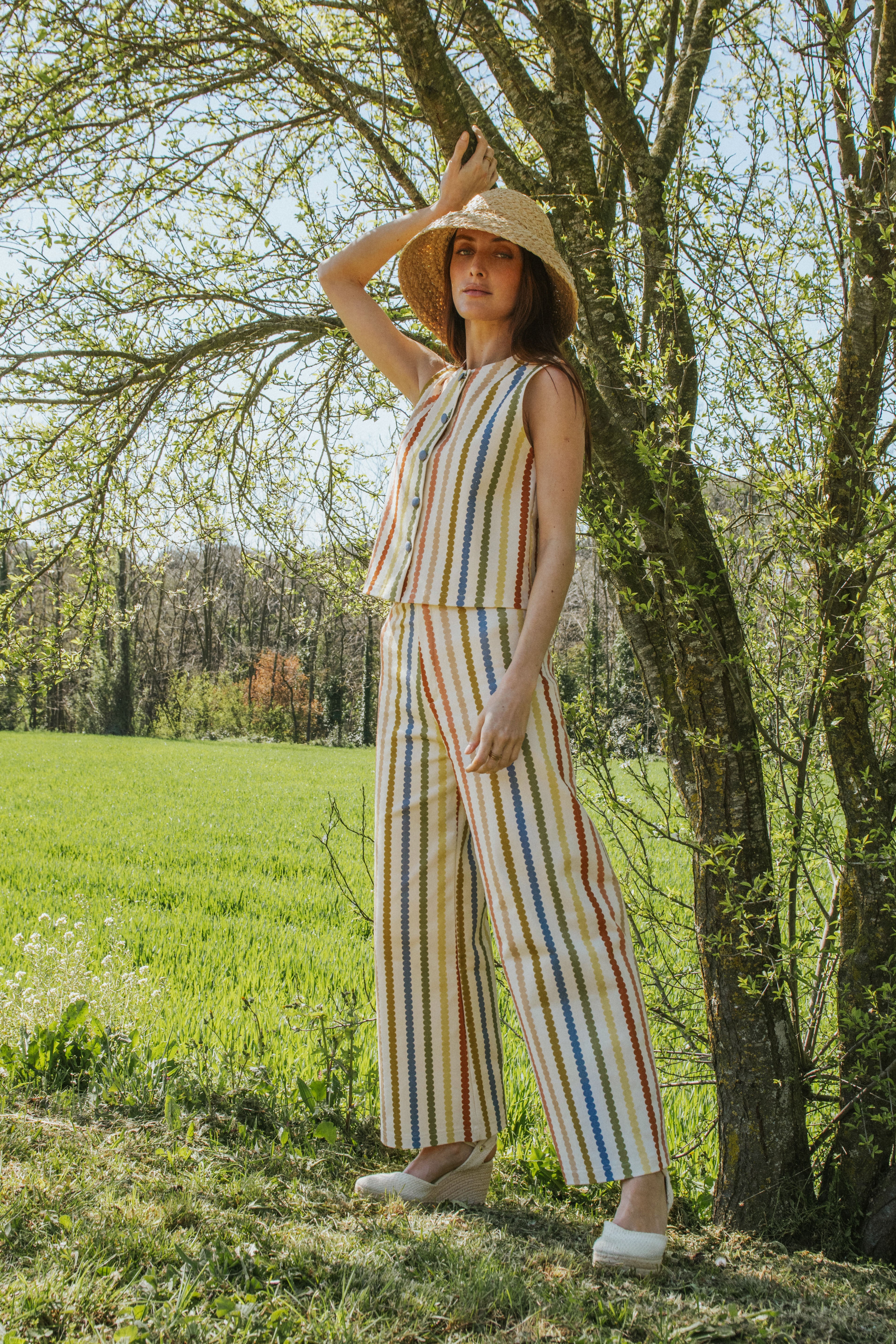 PANTALÓN PAULA // RAYAS DE COLORES