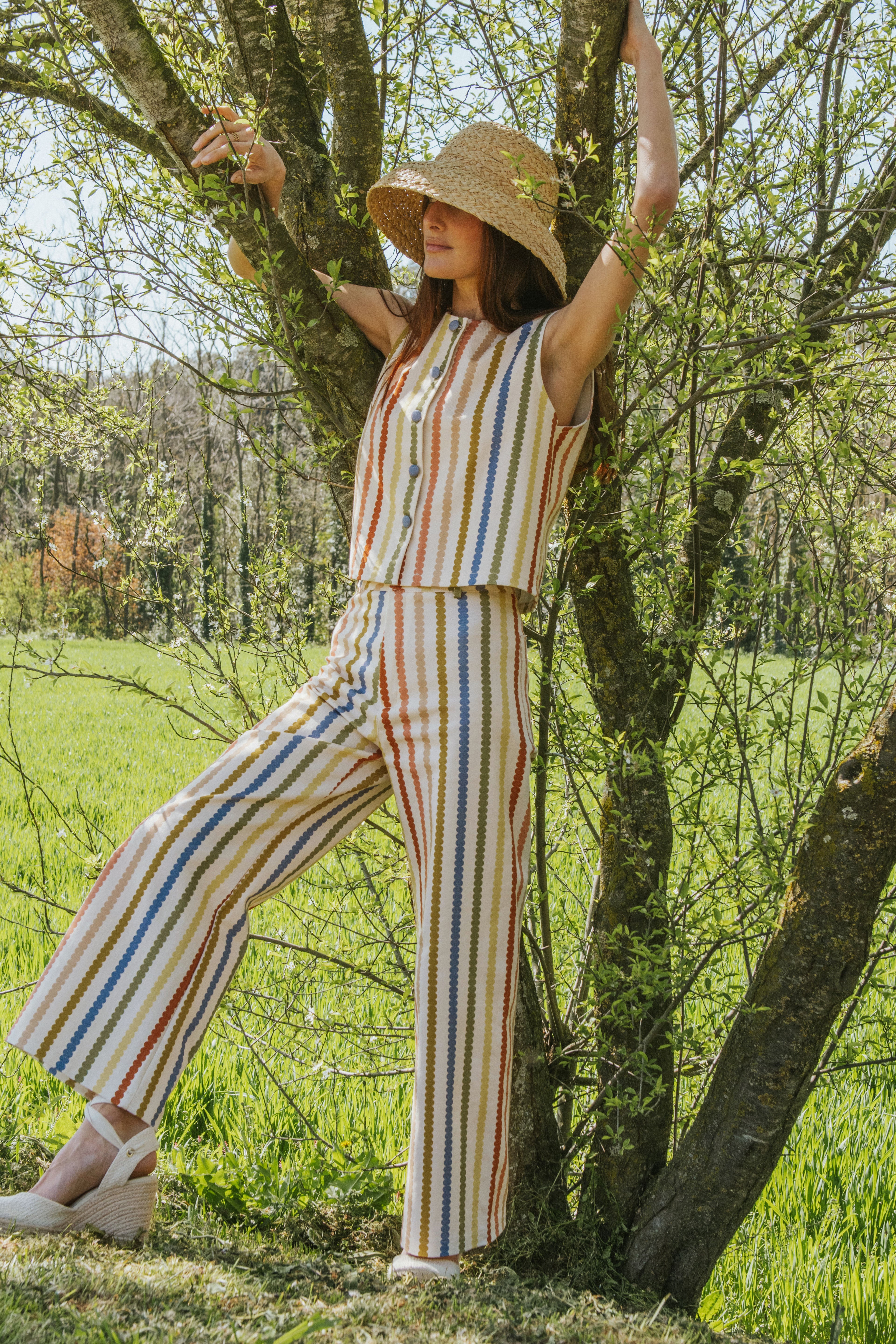 PANTALÓN PAULA // RAYAS DE COLORES