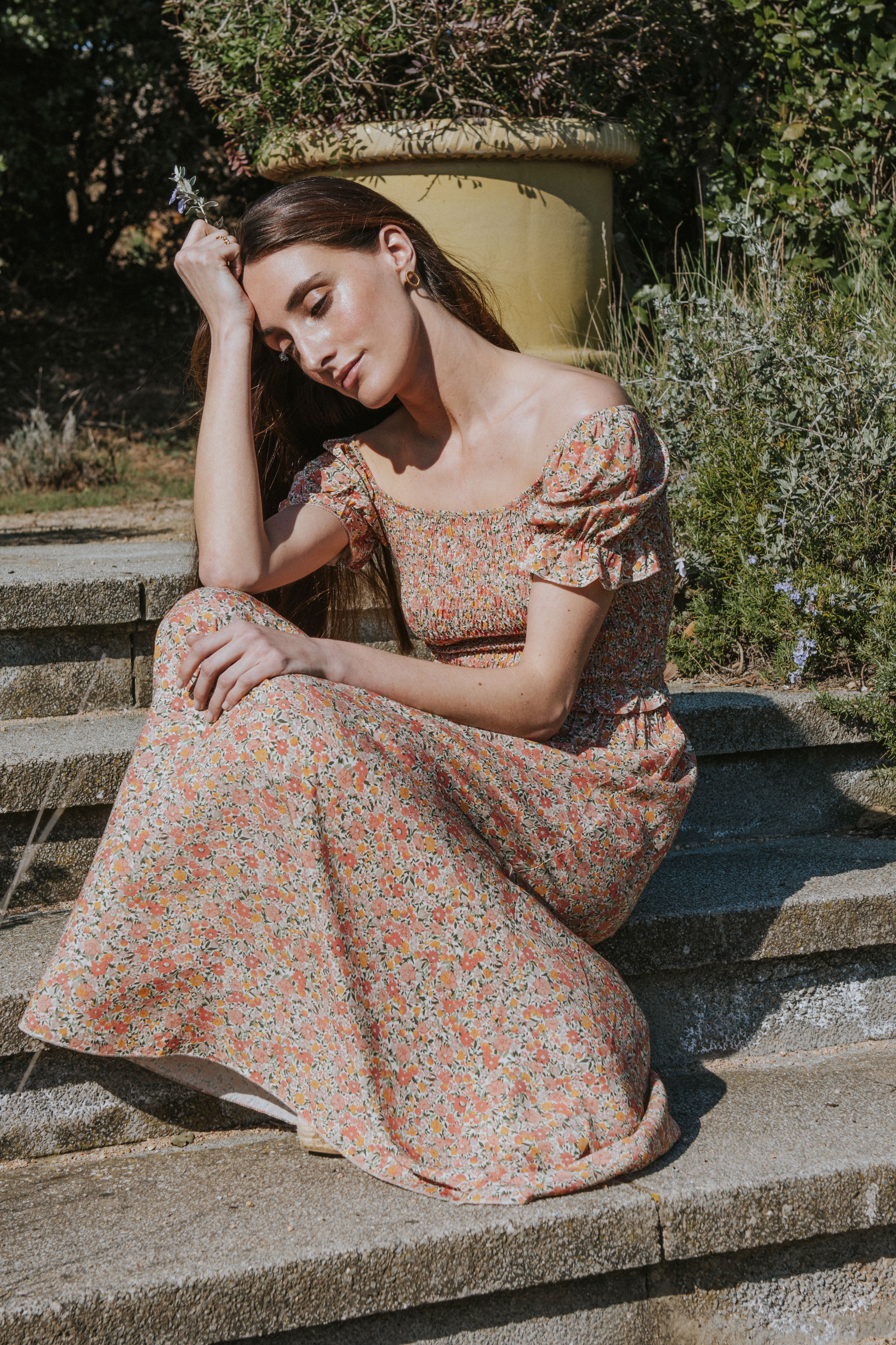 VESTIDO CATALINA // FLORES LIBERTY