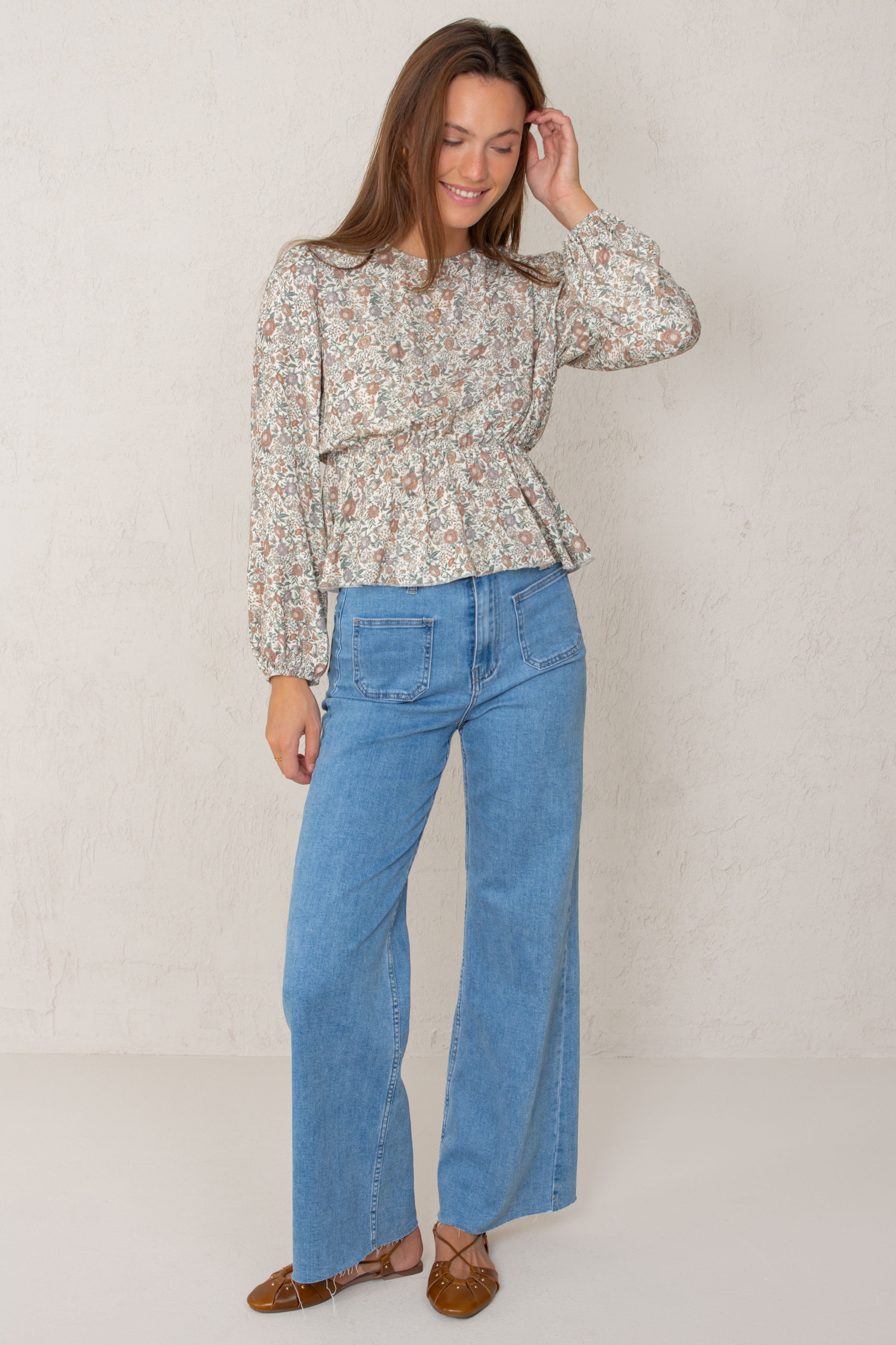 CAMISA PATTY // FLORES CRUDO