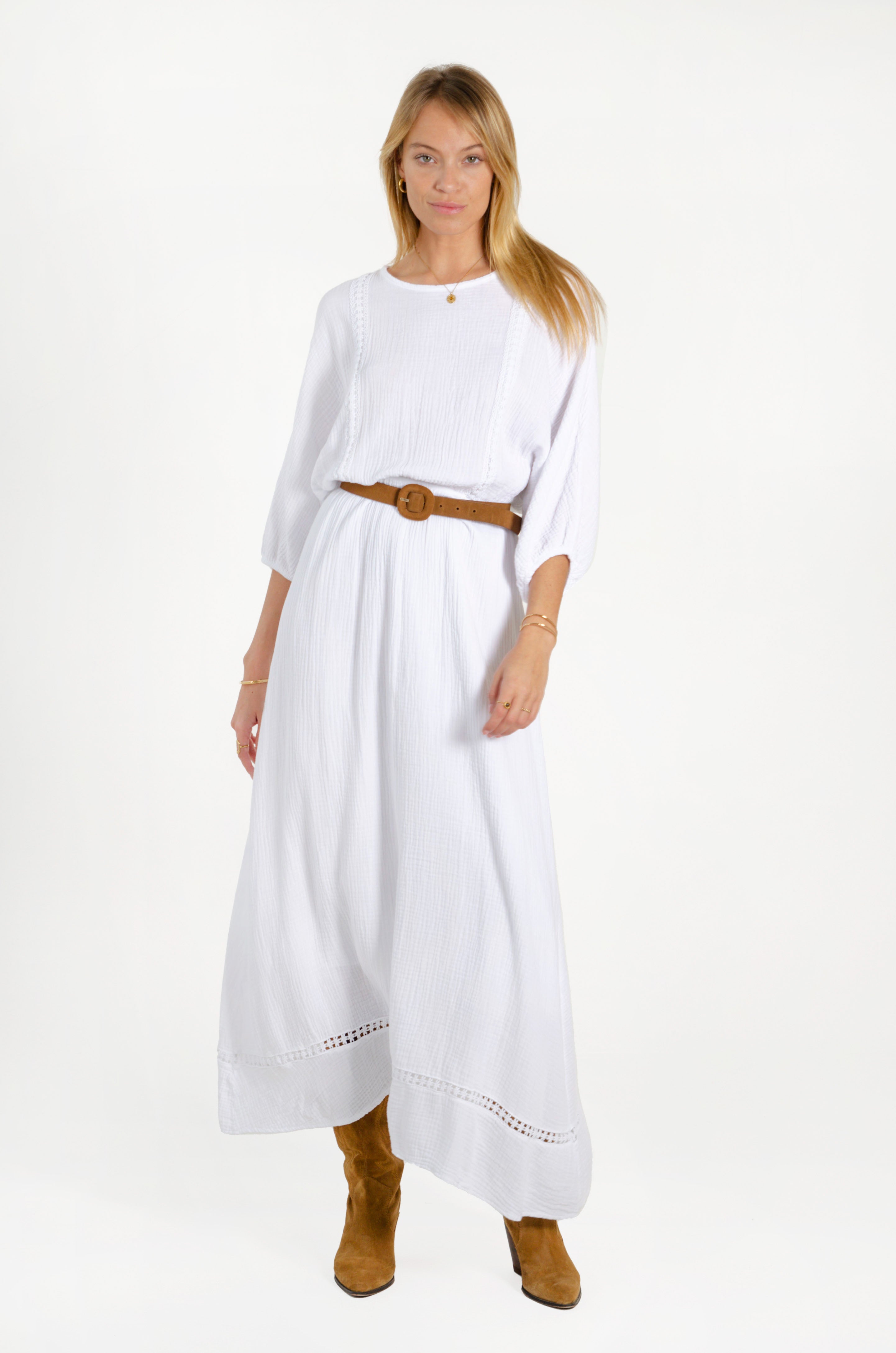 ISABEL DRESS // WHITE