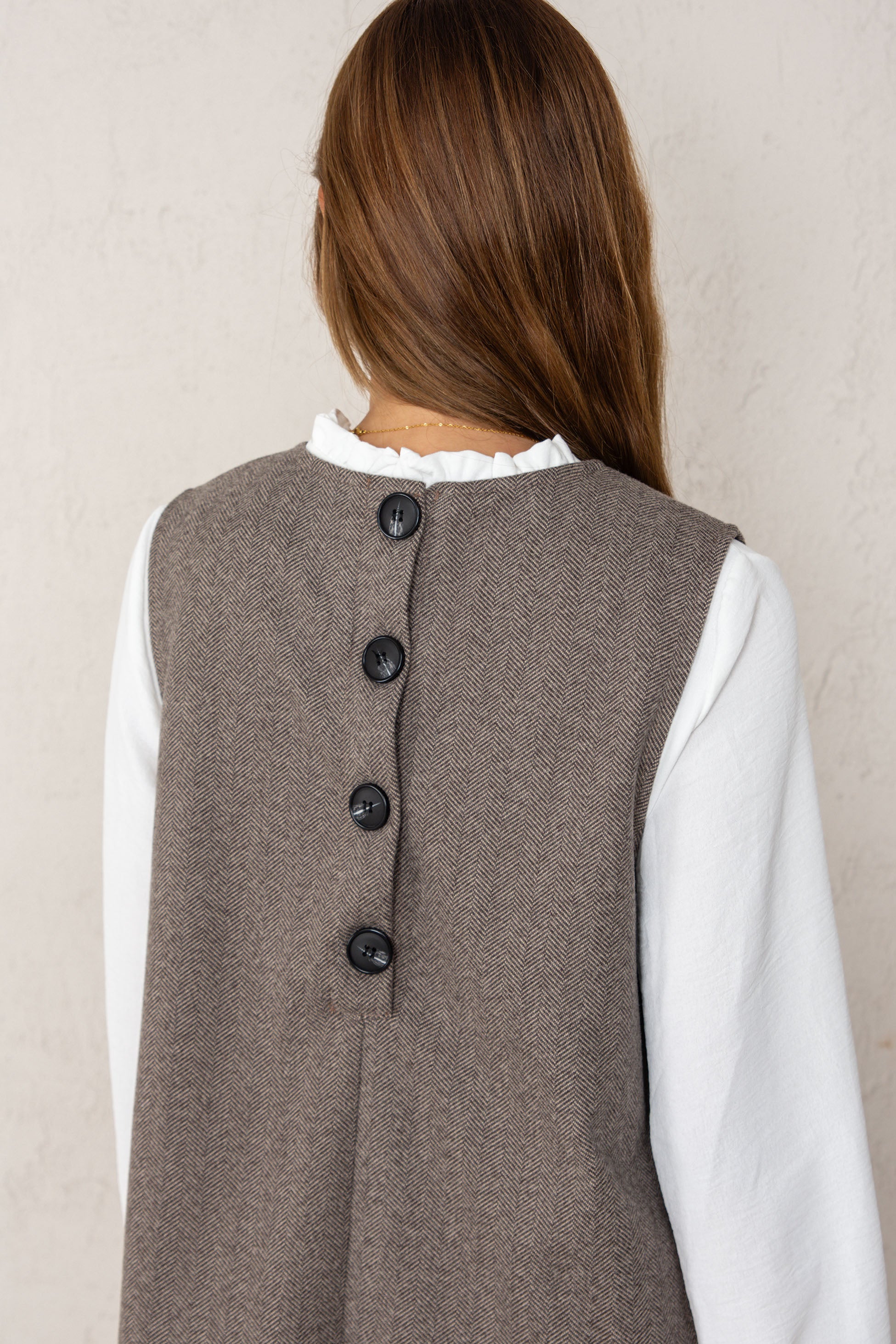 VESTIDO GALA // MARRÓN