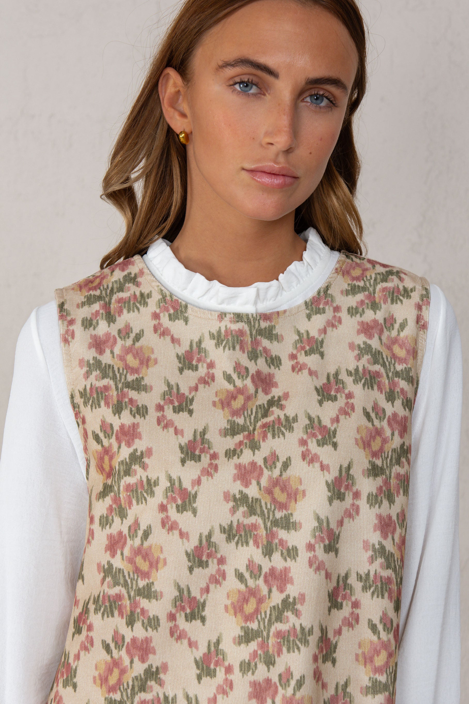 VESTIDO GALA // FLORES ROSA