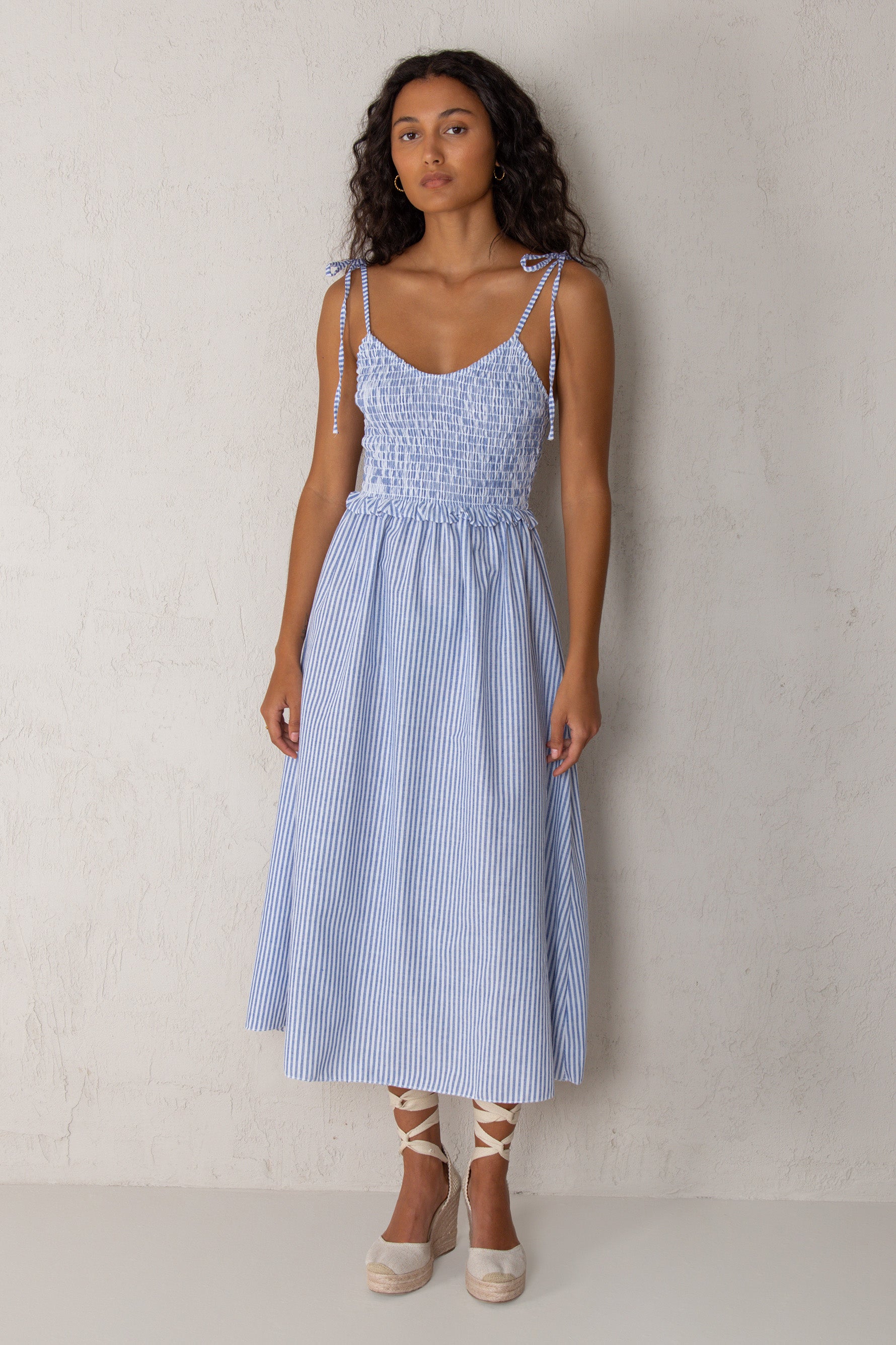 VESTIDO ALEJANDRA // RAYAS MARINERAS