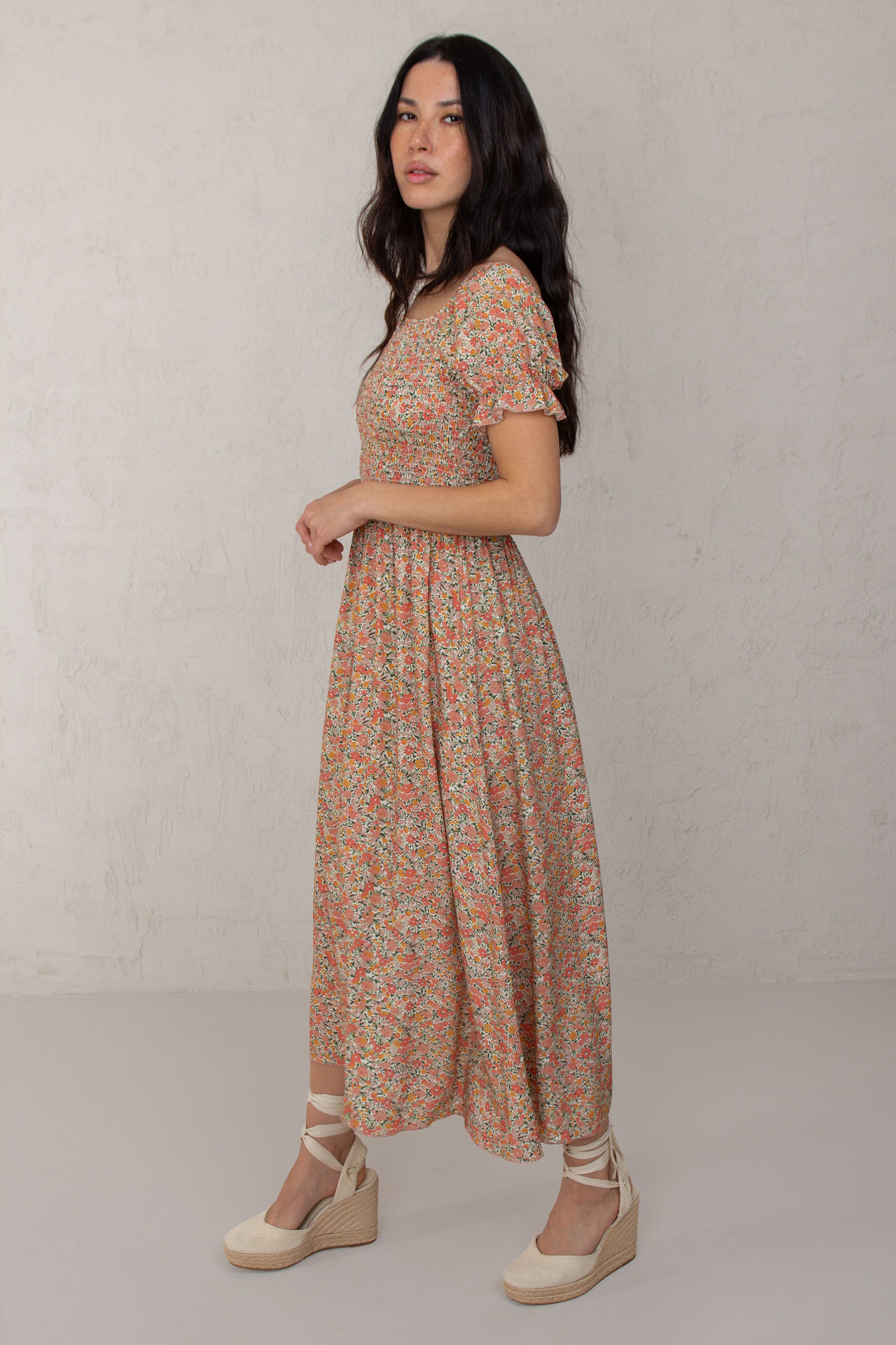 VESTIDO CATALINA // FLORES LIBERTY